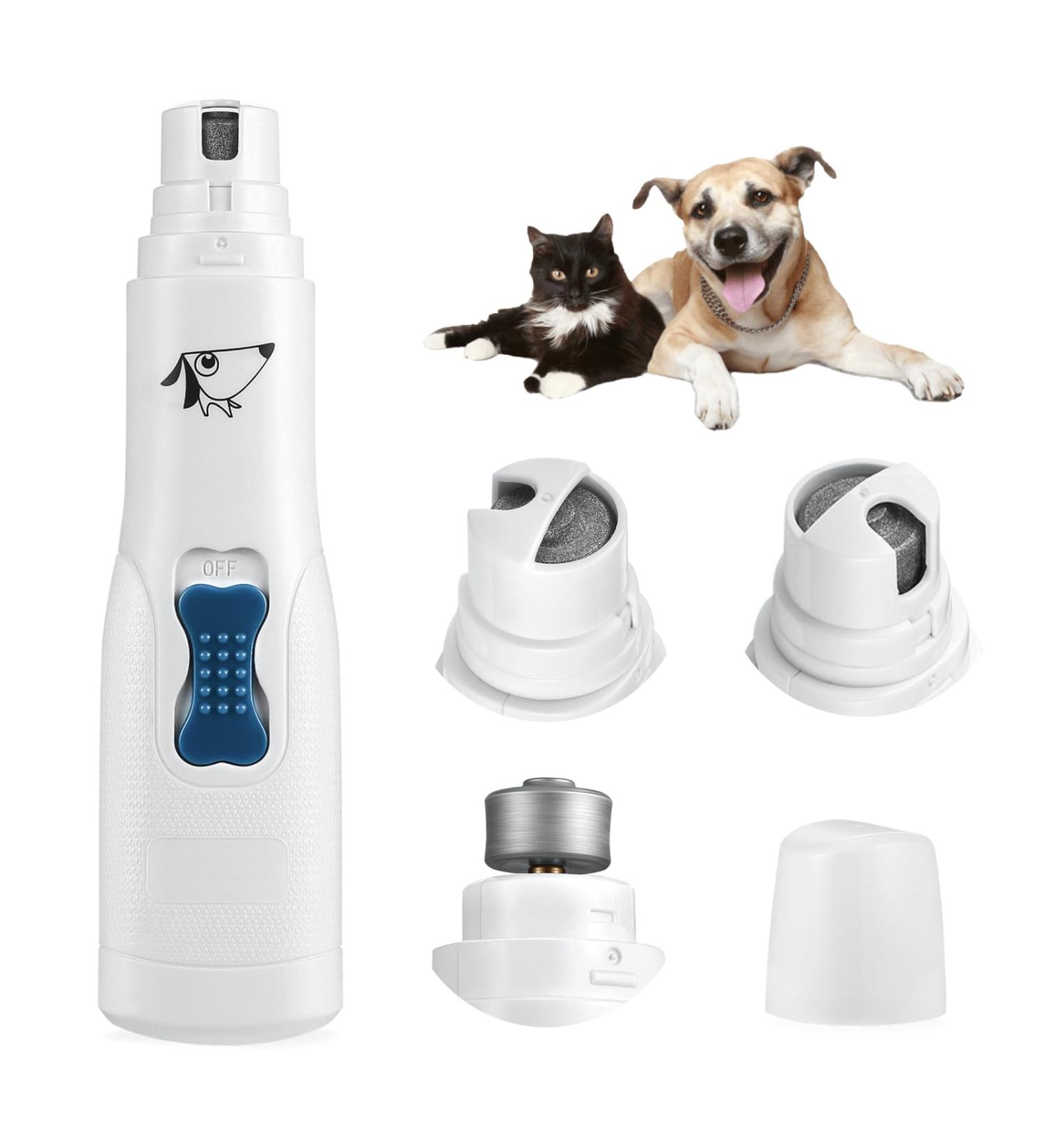 AMIR Dog Nail Grinder - Quiet Pet Nail Trimmer for Dogs & Cats - Buy Online on SooperMarket.com
