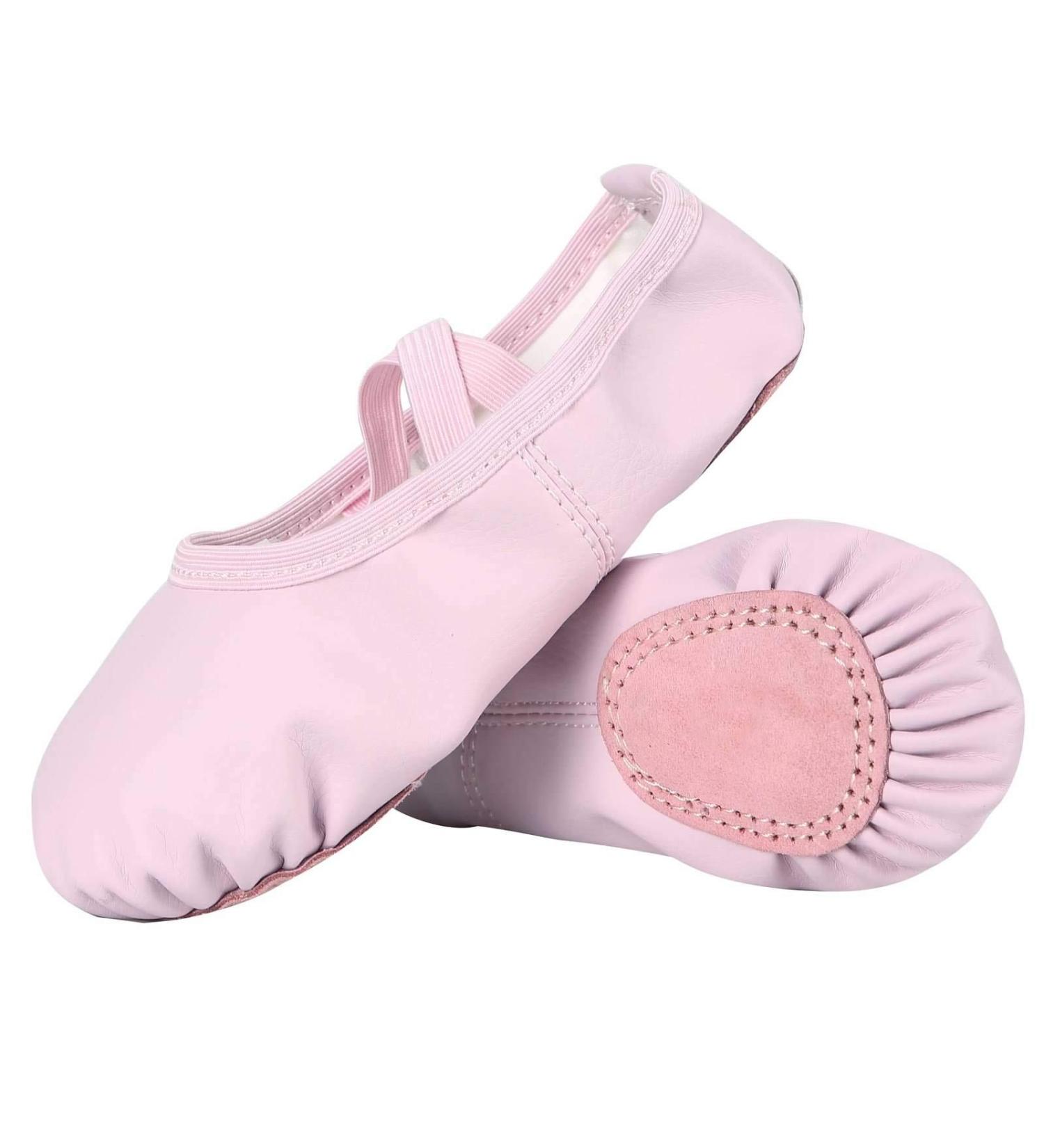 Dynadans Soft Leather Ballet Shoes - Pink (Toddler Size 11) - Buy Online on SooperMarket.com