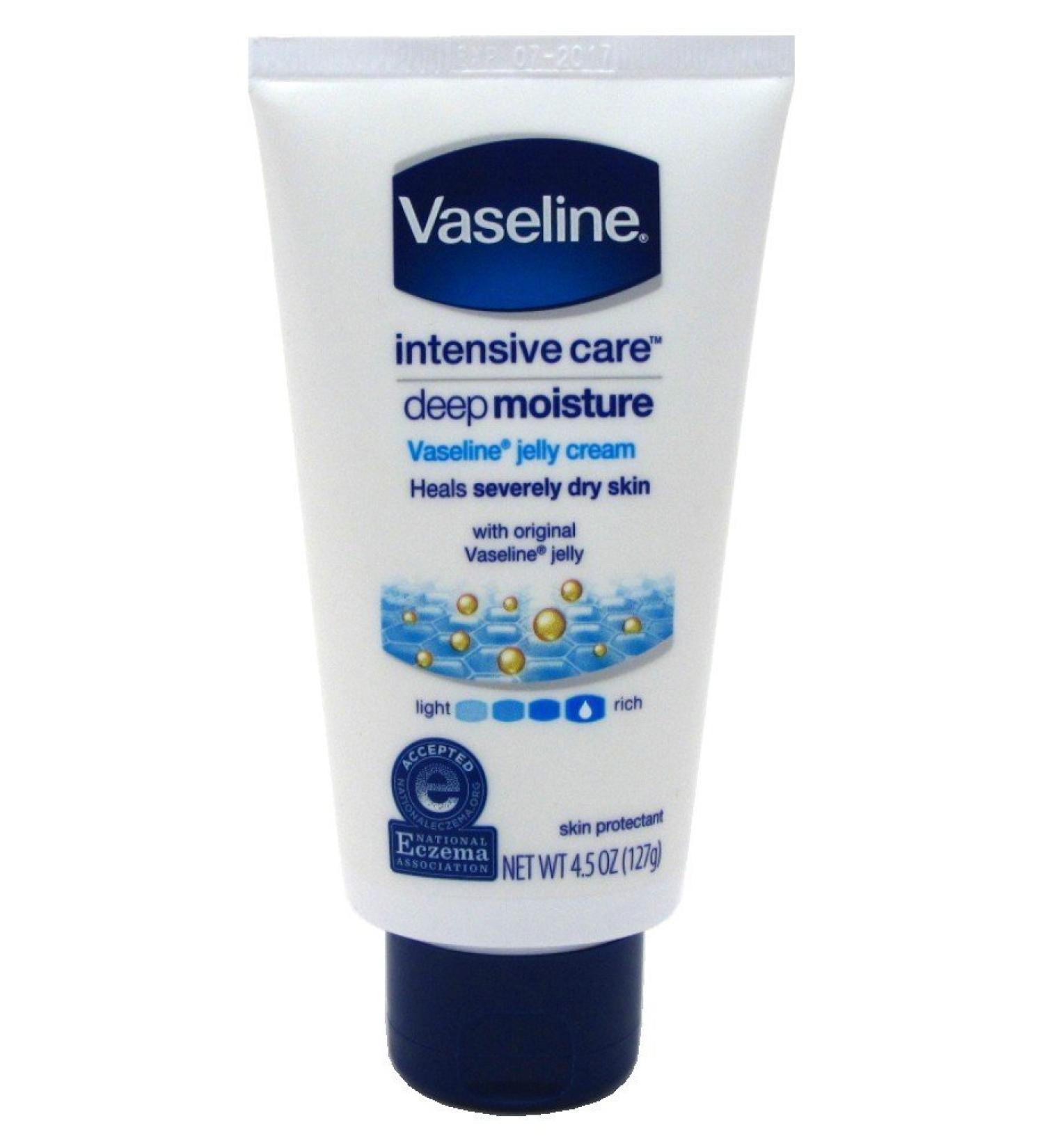 Vaseline Intensive Care Deep Moisture Cream 4.5oz (133ml) - Hydrating Skin Treatment - Buy Online on SooperMarket.com