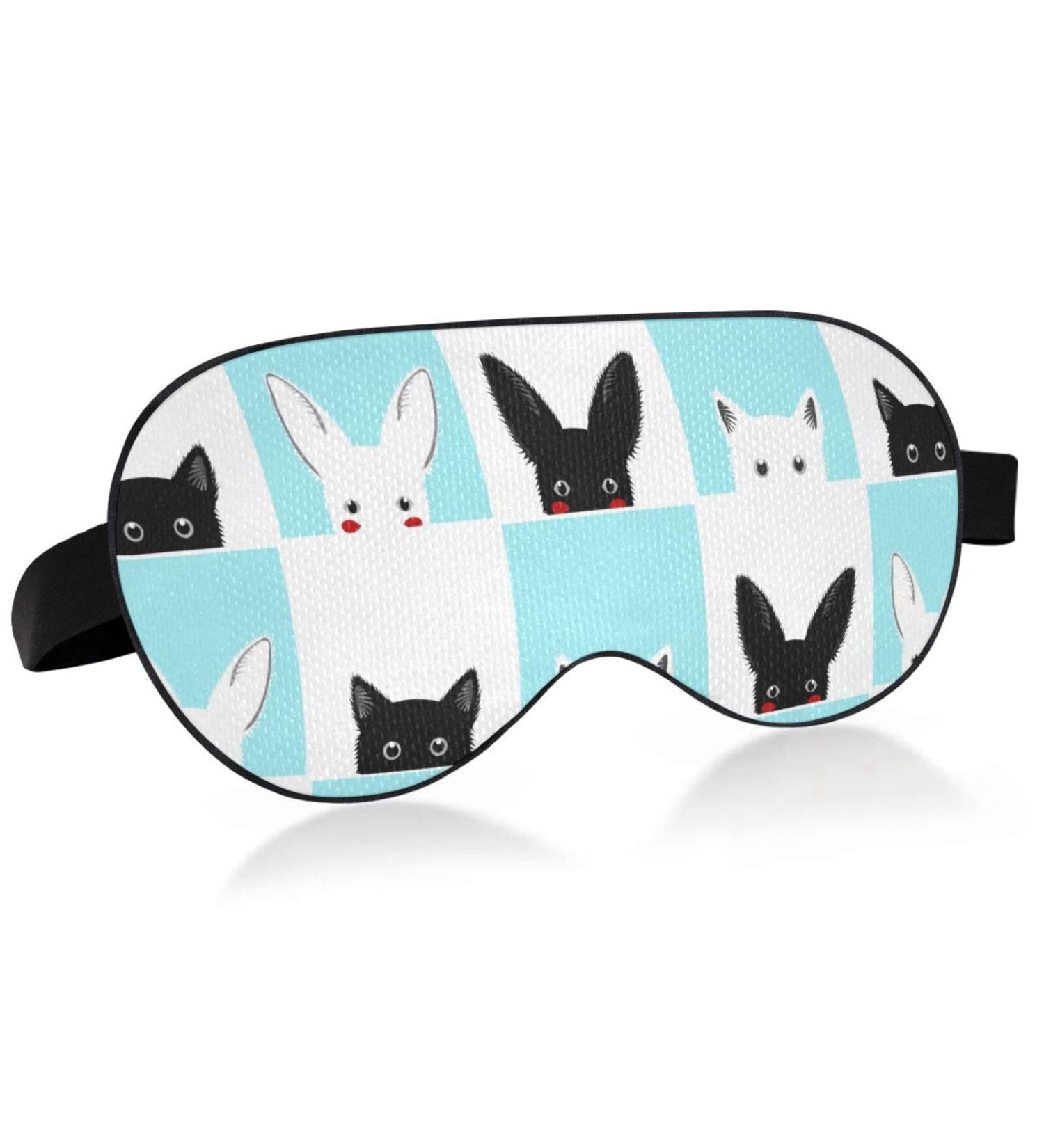Haskirky Light Blocking Eye Mask for Comfortable Deep Sleep - Breathable & Adjustable for Men and Women | Ideal for Travel, Yoga, Meditation, and Office Use - Buy Online on SooperMarket.com