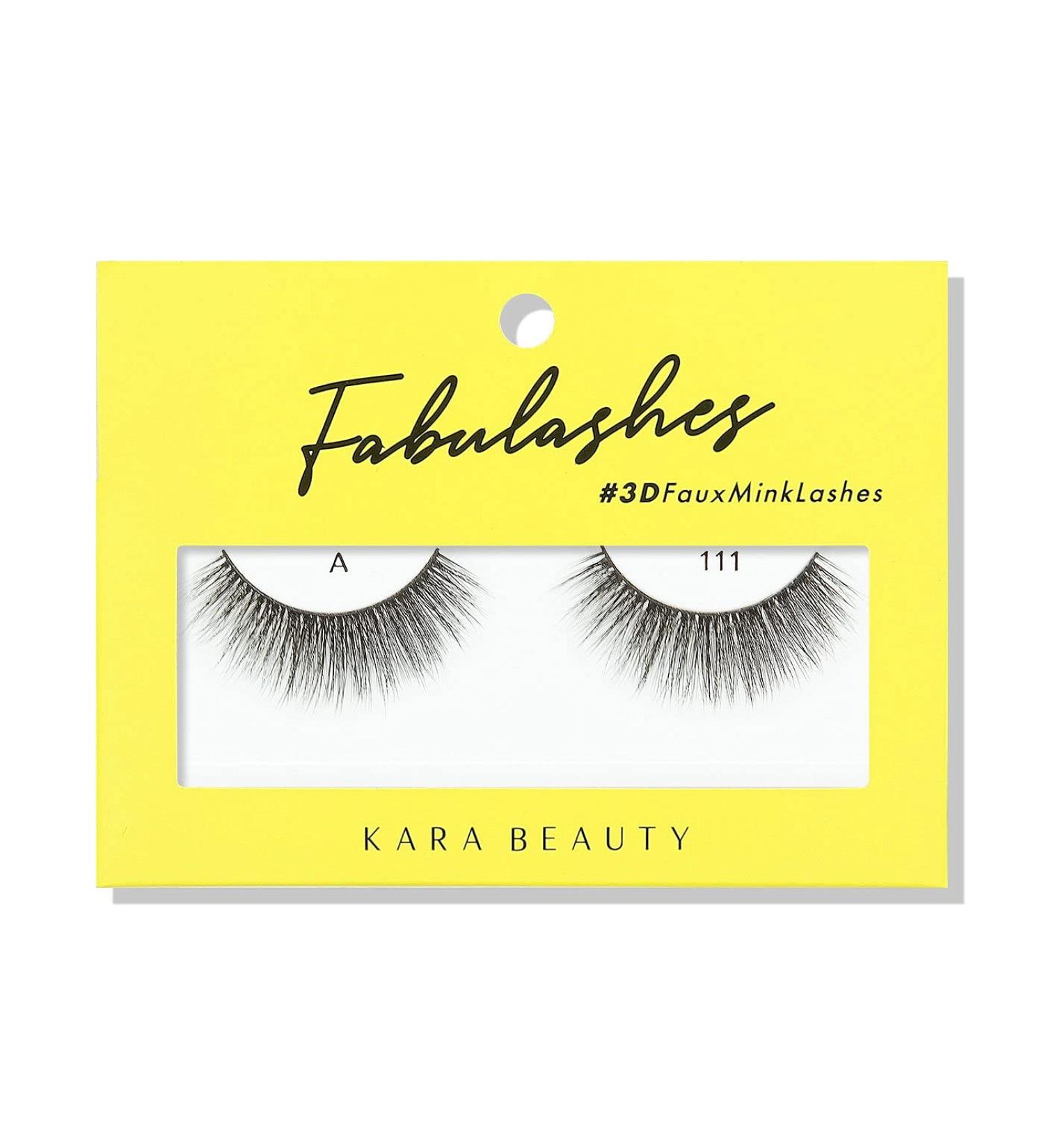 KARA BEAUTY FABULASHES 3D Faux Mink False Eyelashes - Style A111