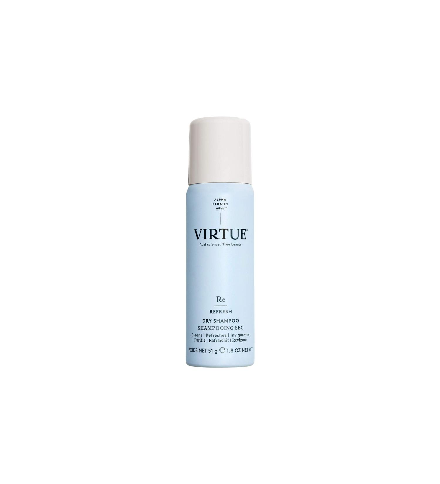 Virtue Dry Shampoo Spray for Oily Hair - Sulfate Free Color Safe 1.8 oz - Safe for All Hair Types | International Shipping Available - Buy Online on SooperMarket.com