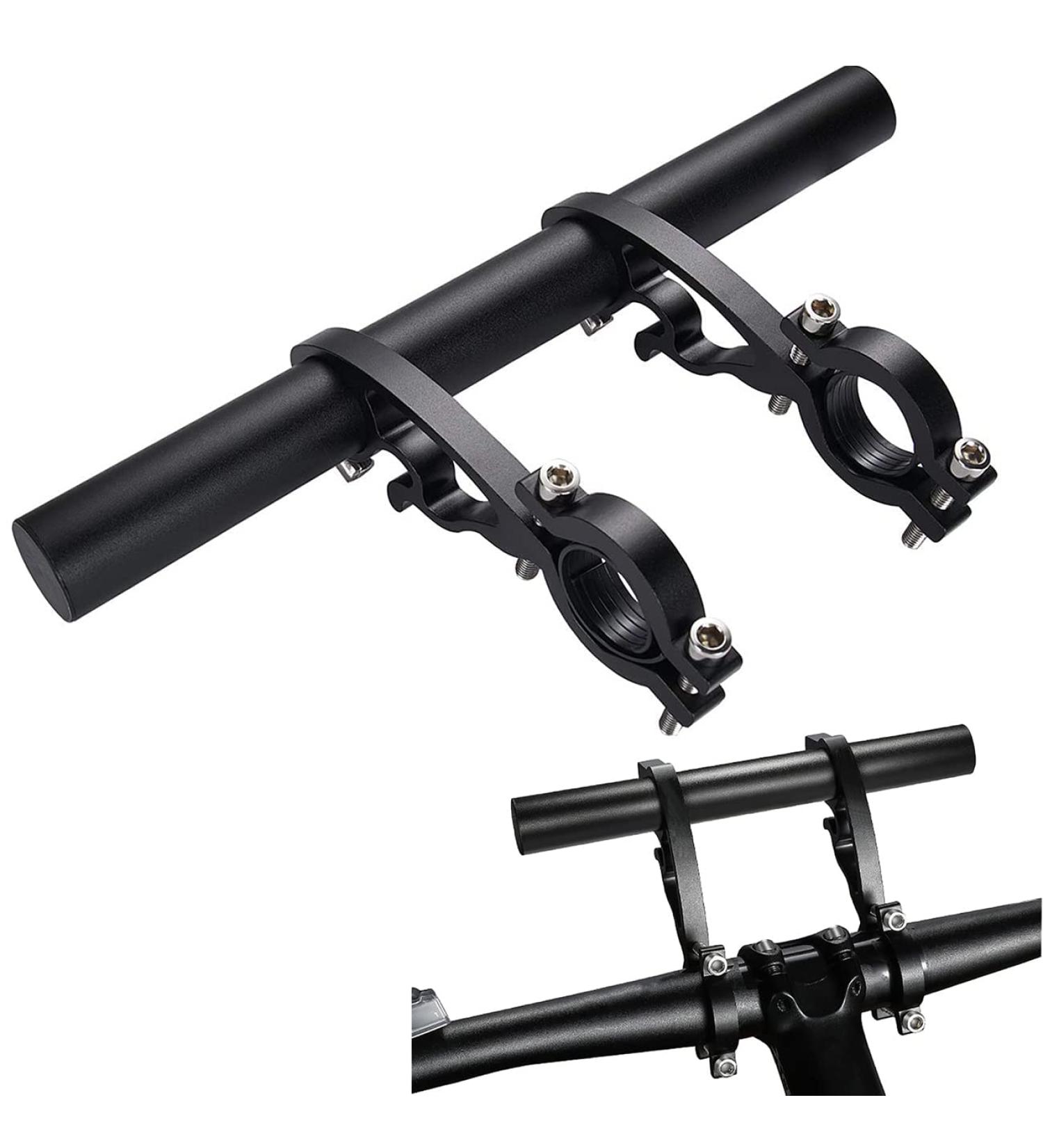 Bike Bicycle Double Handlebars Extender | Aluminum Alloy | 20CM Extension | Bike Mount Accessories - Buy Online on SooperMarket.com