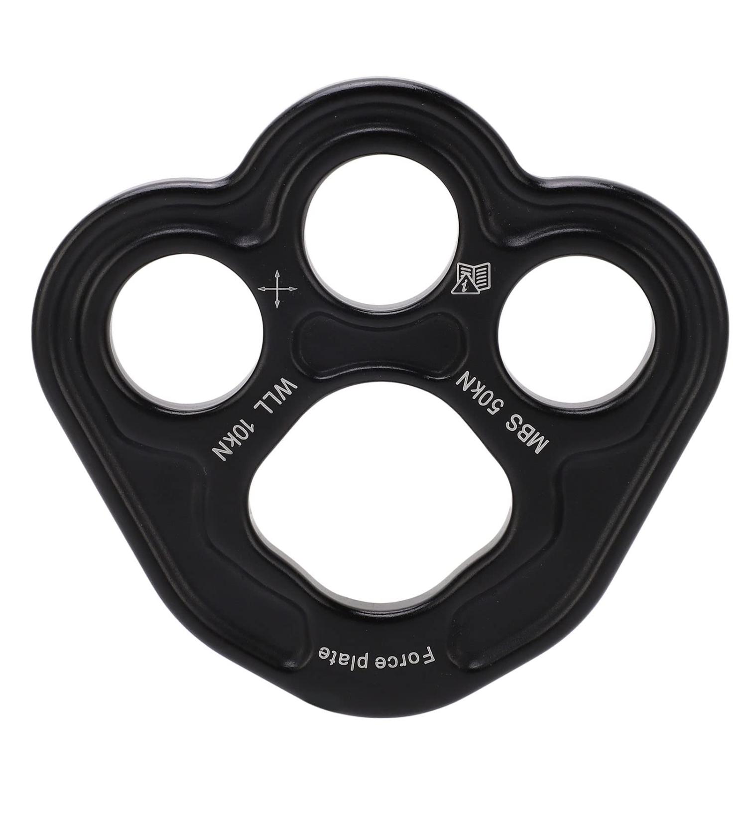 Paw Rigging Plate 3-Hole Aluminum Anchor Plate for Rock Climbing - 50KN Weight Bearing | Climbing Gear for Outdoor Adventures - Buy Online on SooperMarket.com