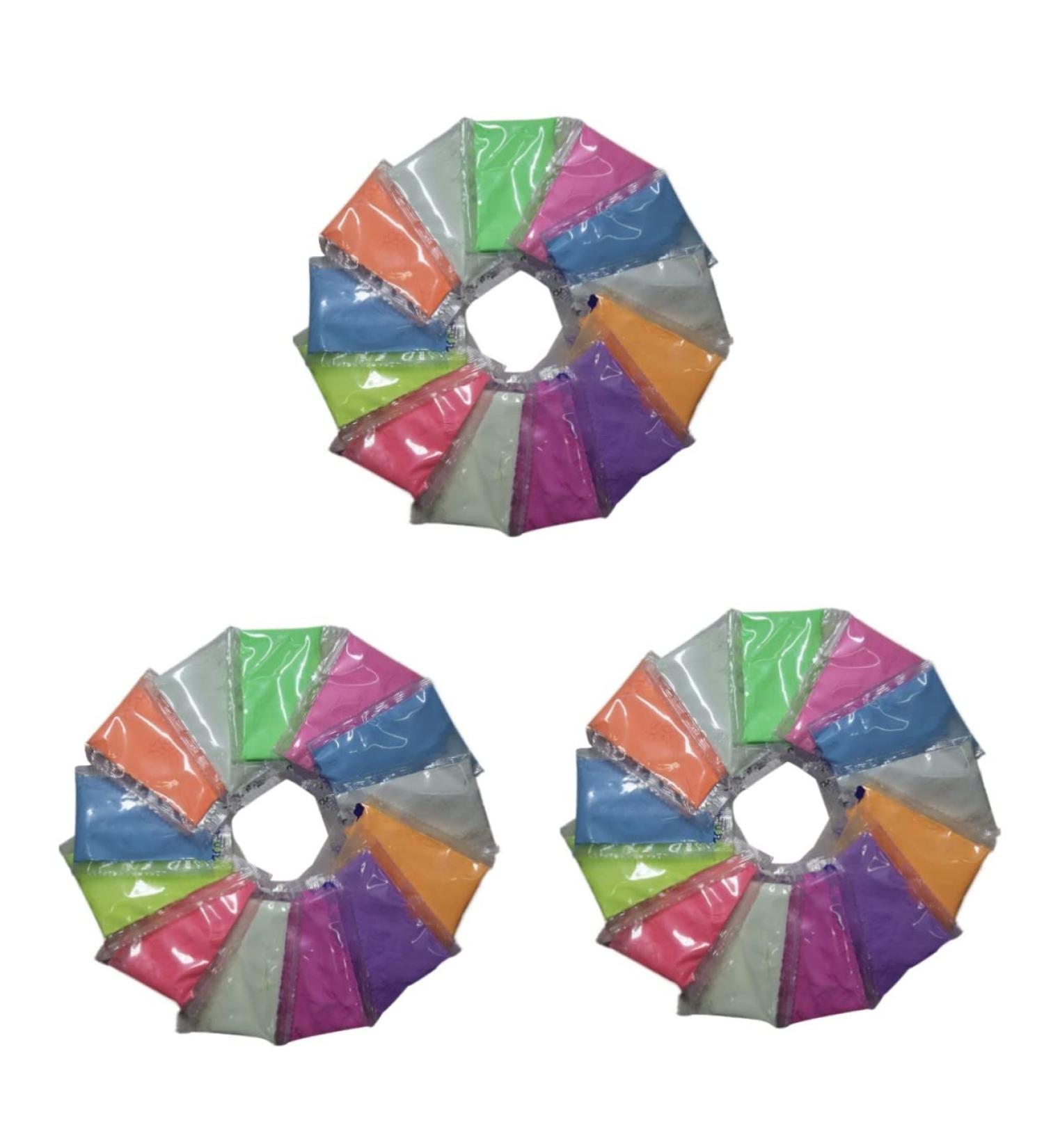 Beavorty 36 Pcs Art Powder Glitter Powder Fluoeascent Powder Luminous Pigment As Shownx3pcs mediumx3pcs - Buy Online on SooperMarket.com