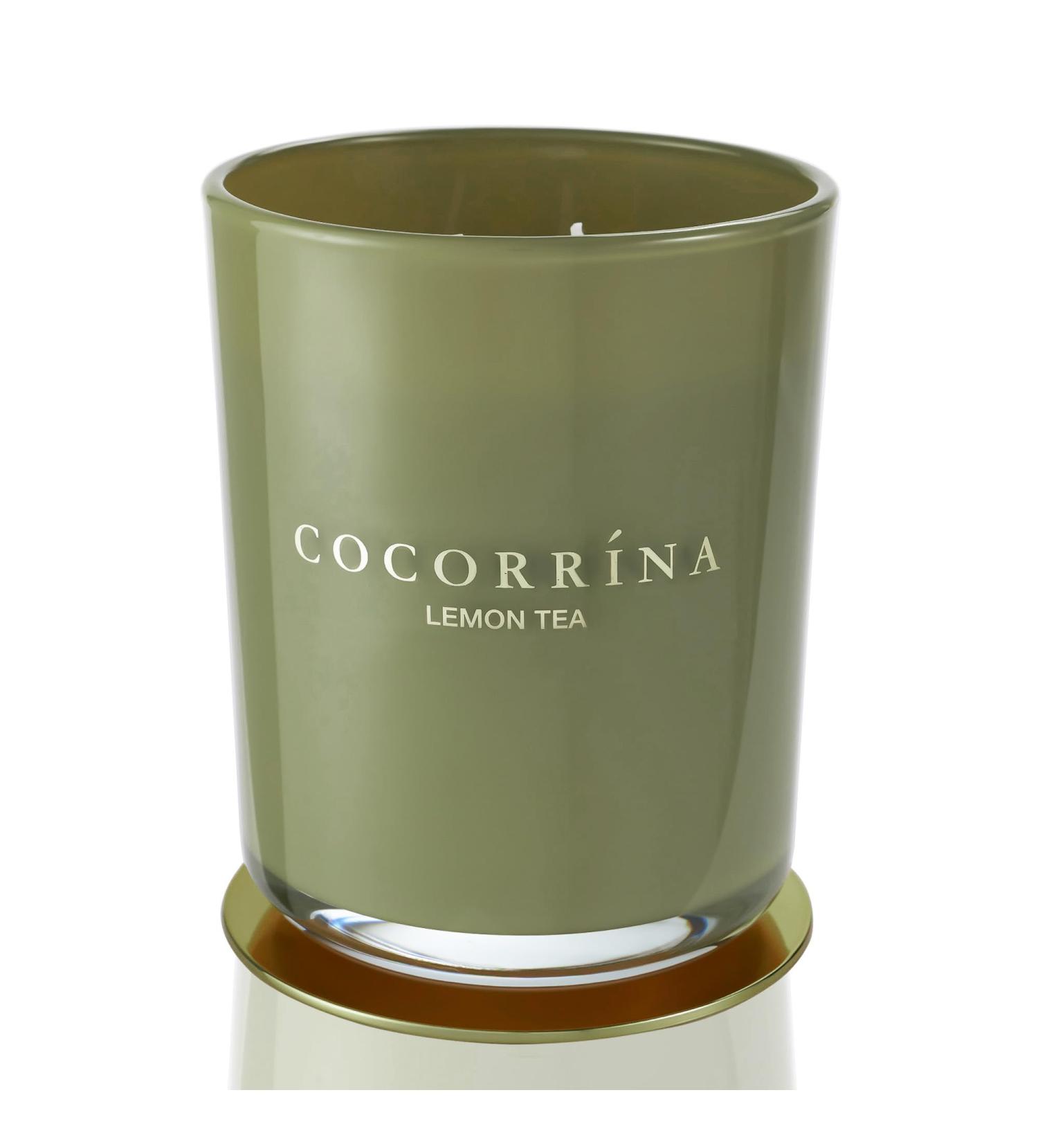 Cocorr na Lemon Tea Candle - Natural Soy Fragrance in Glass 46 Hours Burn Time Perfect Christmas Gift - 420g - Buy Online on SooperMarket.com