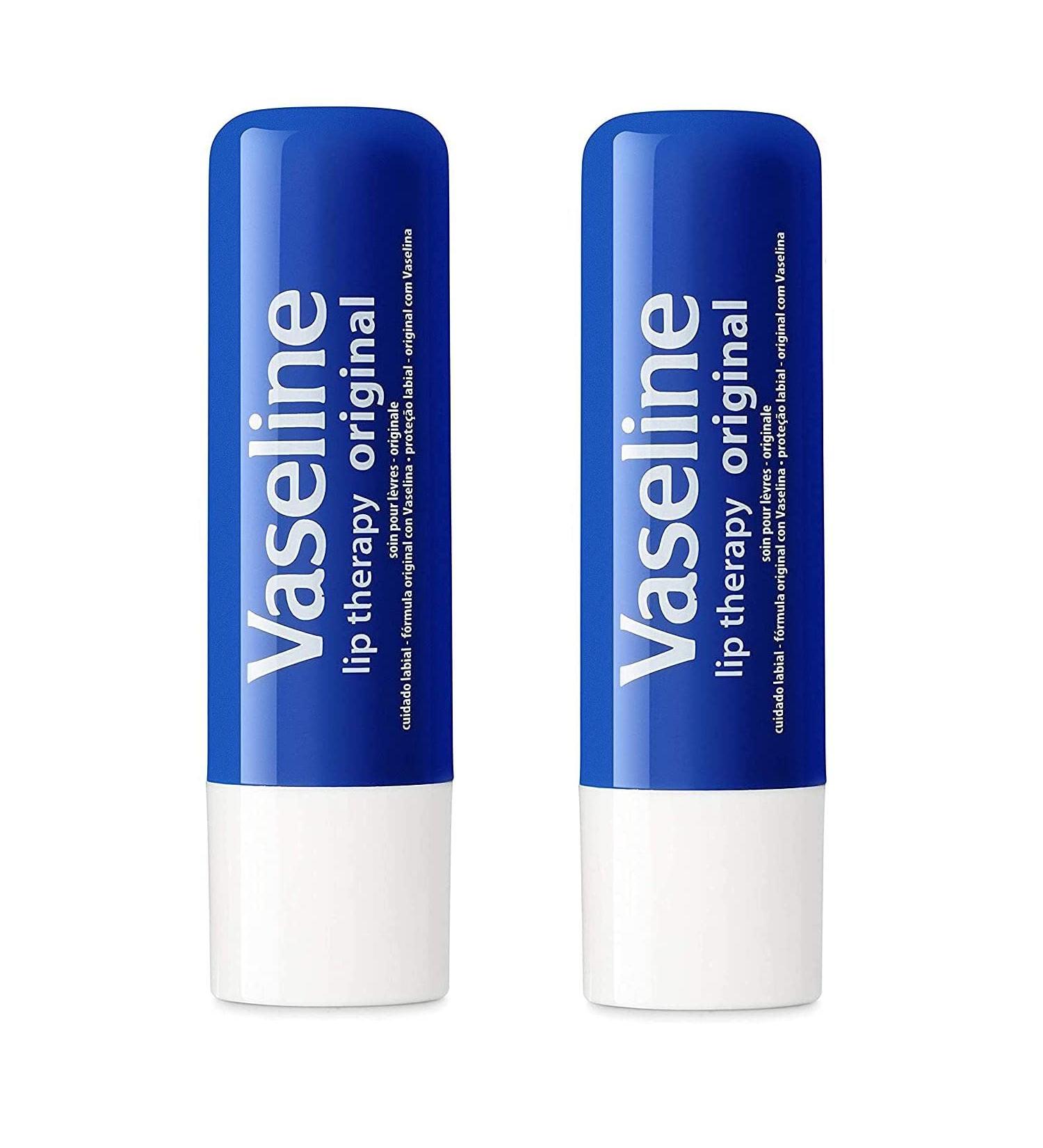 Vaseline Lip Therapy Stick Original 9.6g Twin Pack - Moisturizing Lip Balm - Buy Online on SooperMarket.com