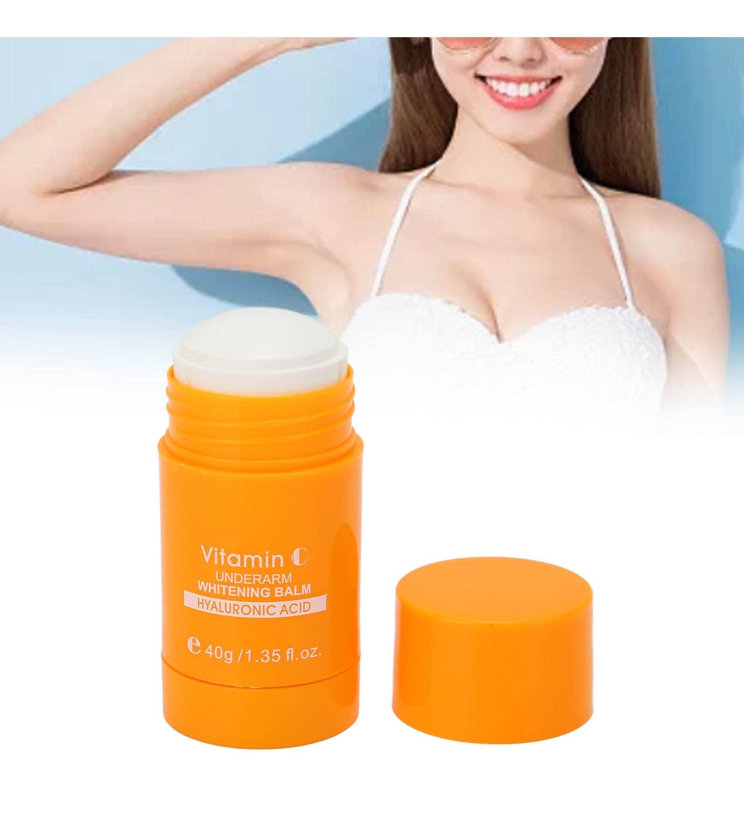 Vitamin C Underarm Whitening Balm for Women - Antiperspirant Deodorant with Odor Removal - Dark Spot Corrector for Elbows and Knees - All Day Sweat Protection - Buy Online on SooperMarket.com