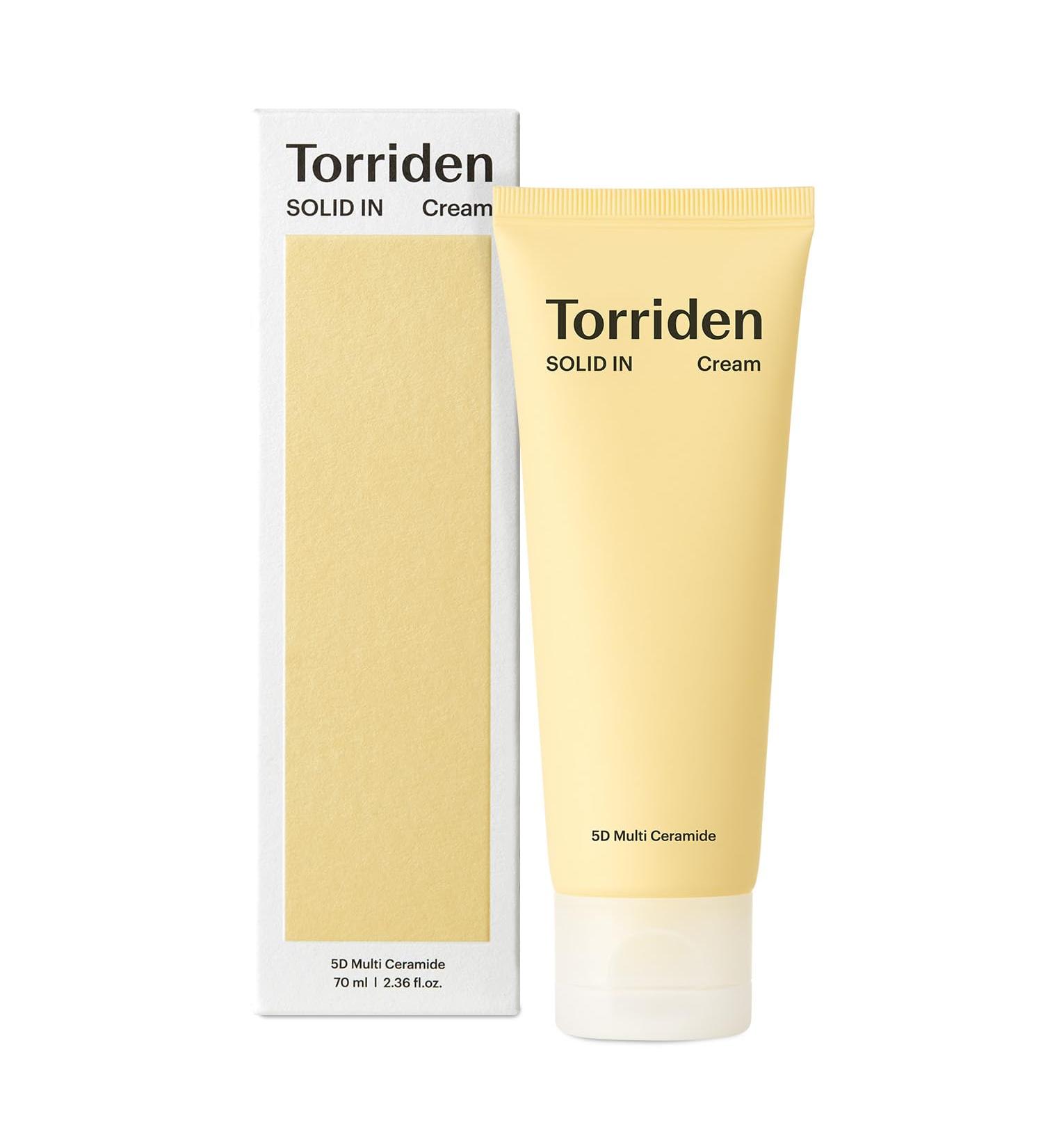 TORRIDEN SOLID-IN Ceramide Cream 2.4 fl oz | Vegan Fragrance-Free Moisturizer for Healthy Skin Barrier | Nourishing Korean Skin Care | Cruelty-Free & Alcohol-Free - Buy Online on SooperMarket.com