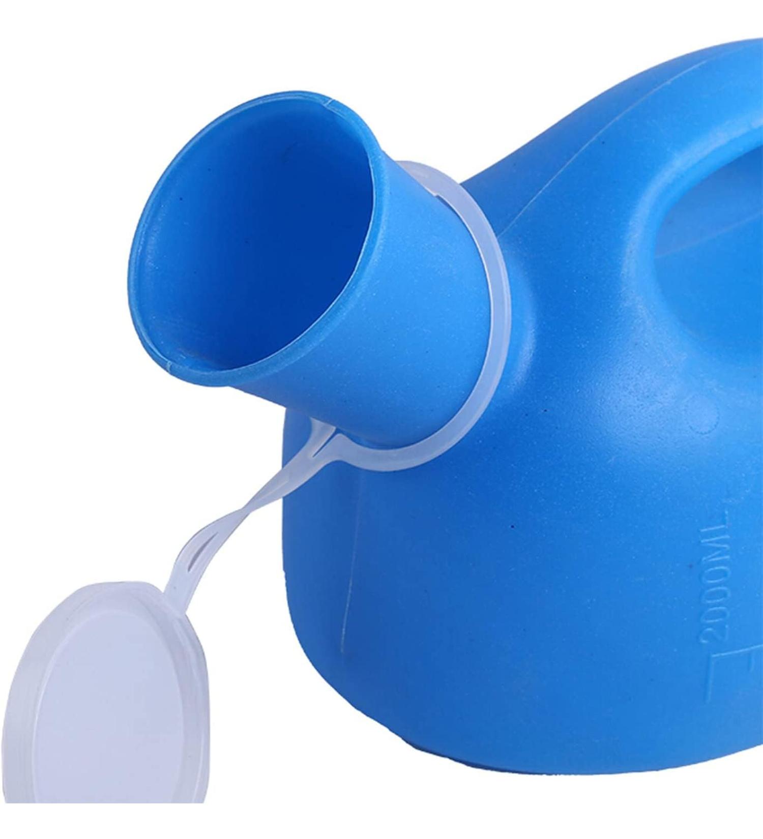 Male Urinal Bottle Camping Toilet Urine Bottle 2000ML Male Urinal Portable Reusable Potty Pee Bottle Collector Travel Toilet - Buy Online on SooperMarket.com