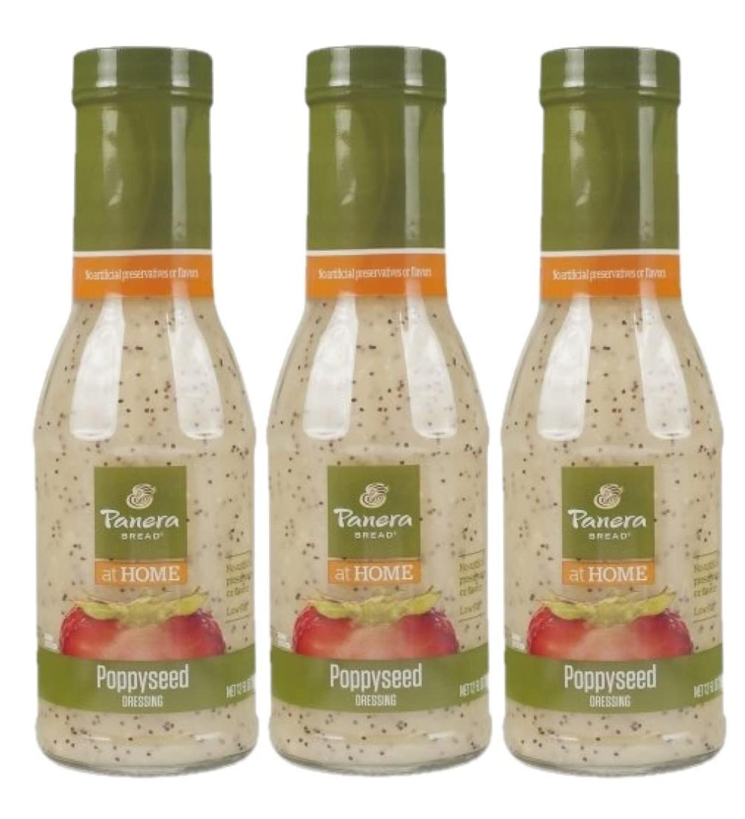Panera Poppy Seed Salad Dressing - 12 oz - Pack of 3 - Buy Online on SooperMarket.com