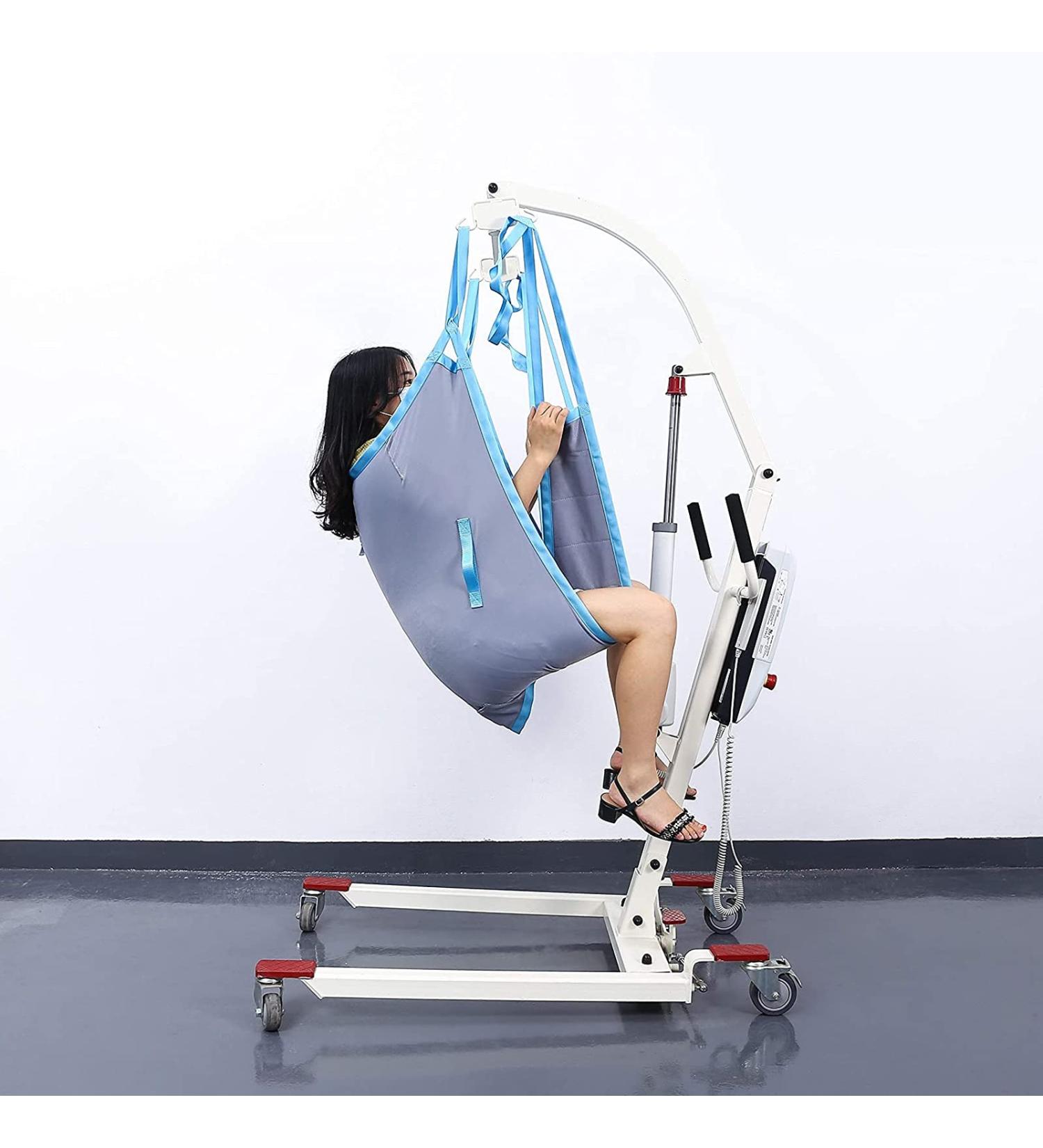 Patient Lift Sling Adjustable Full Body Transfer Belt Moving Assist for Elderly Disabled and Bedridden Max 600lb Weight Capacity - Buy Online on SooperMarket.com