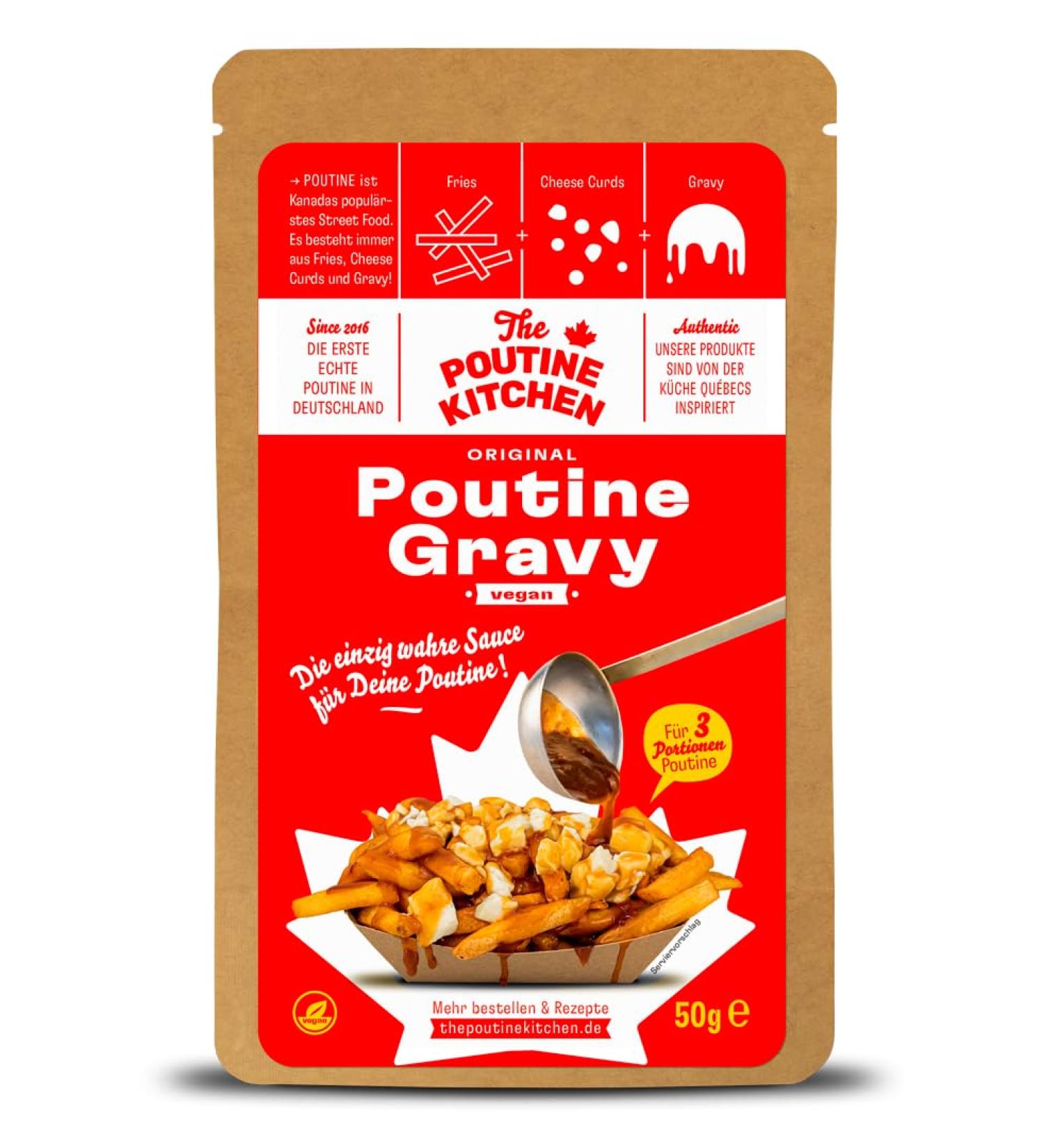 Original Poutine Gravy - Vegan Poutine Sauce | Authentic Quebec Taste - International Shipping - Buy Online on SooperMarket.com