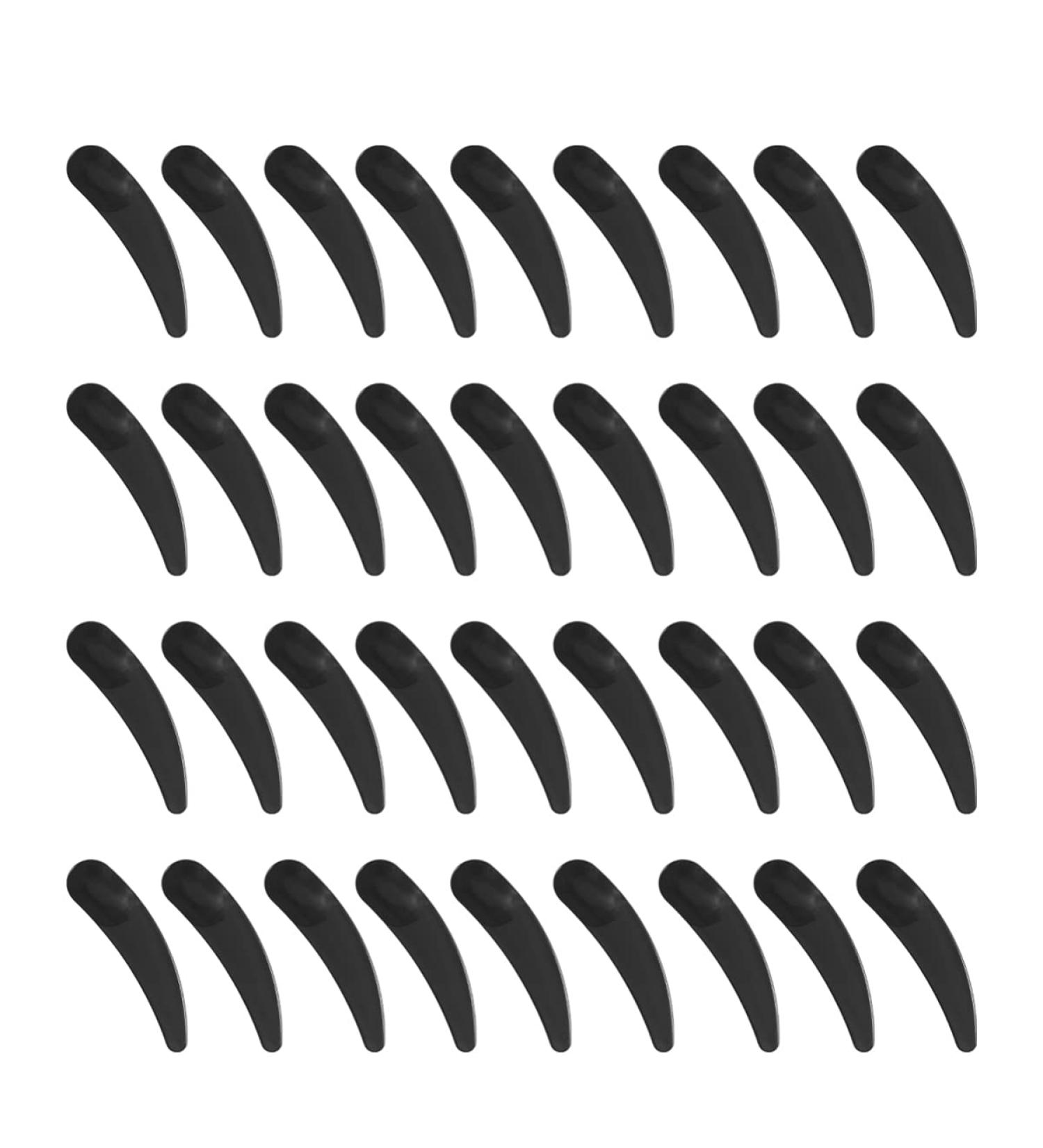 FRCOLOR 100Pcs Mini Disposable Makeup Spatulas - Facial Cream Spoon Cosmetic Plastic Scoops (Black) - Buy Online on SooperMarket.com