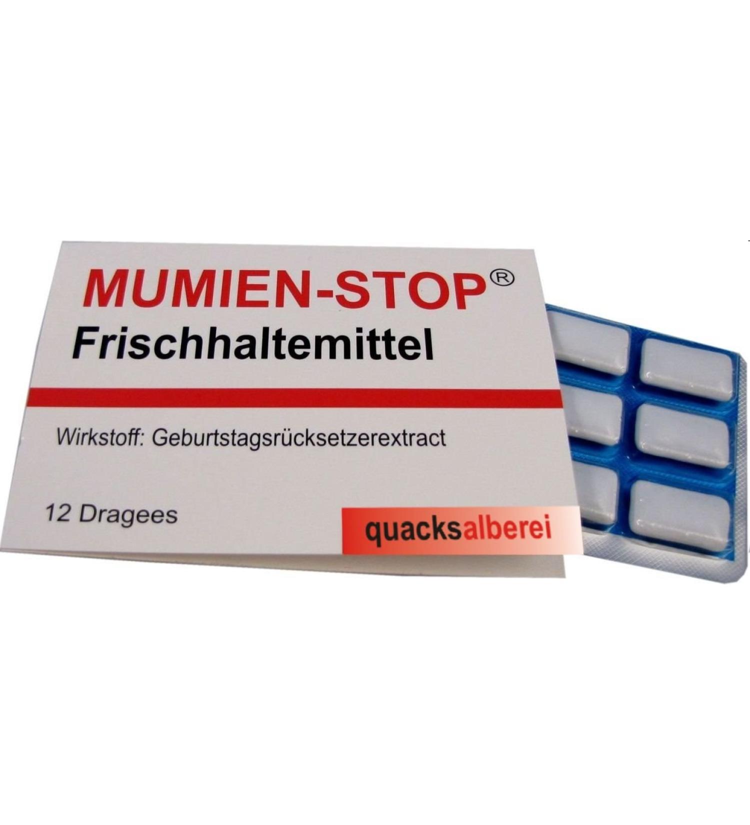 quacksalberei Funny Chewing Gum "MUMMIES-STOP"