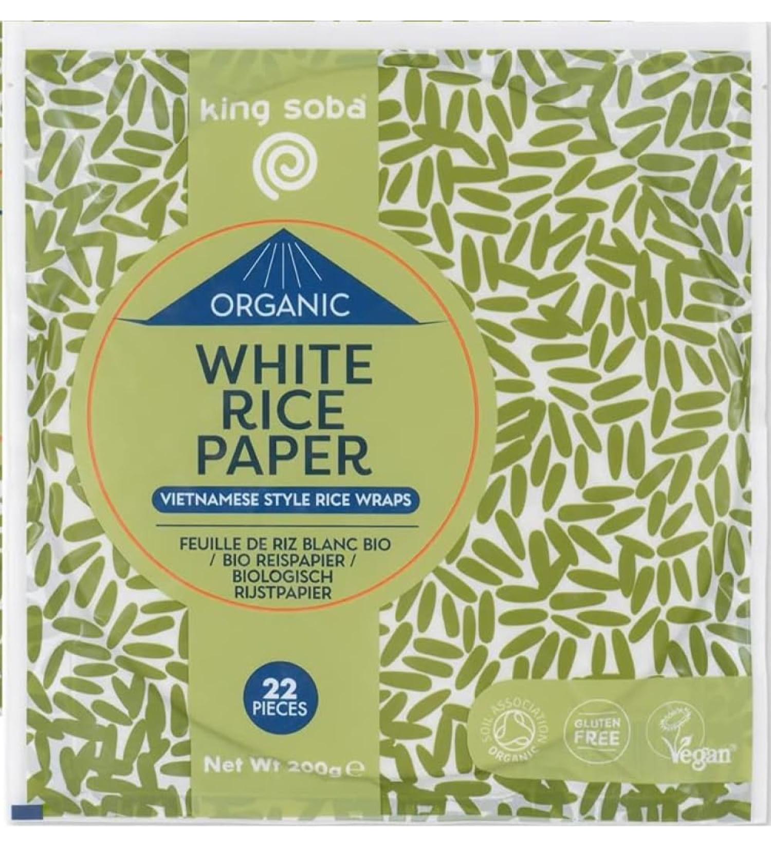 King Soba Papel De Arroz Organic 200 g - Buy Online on SooperMarket.com