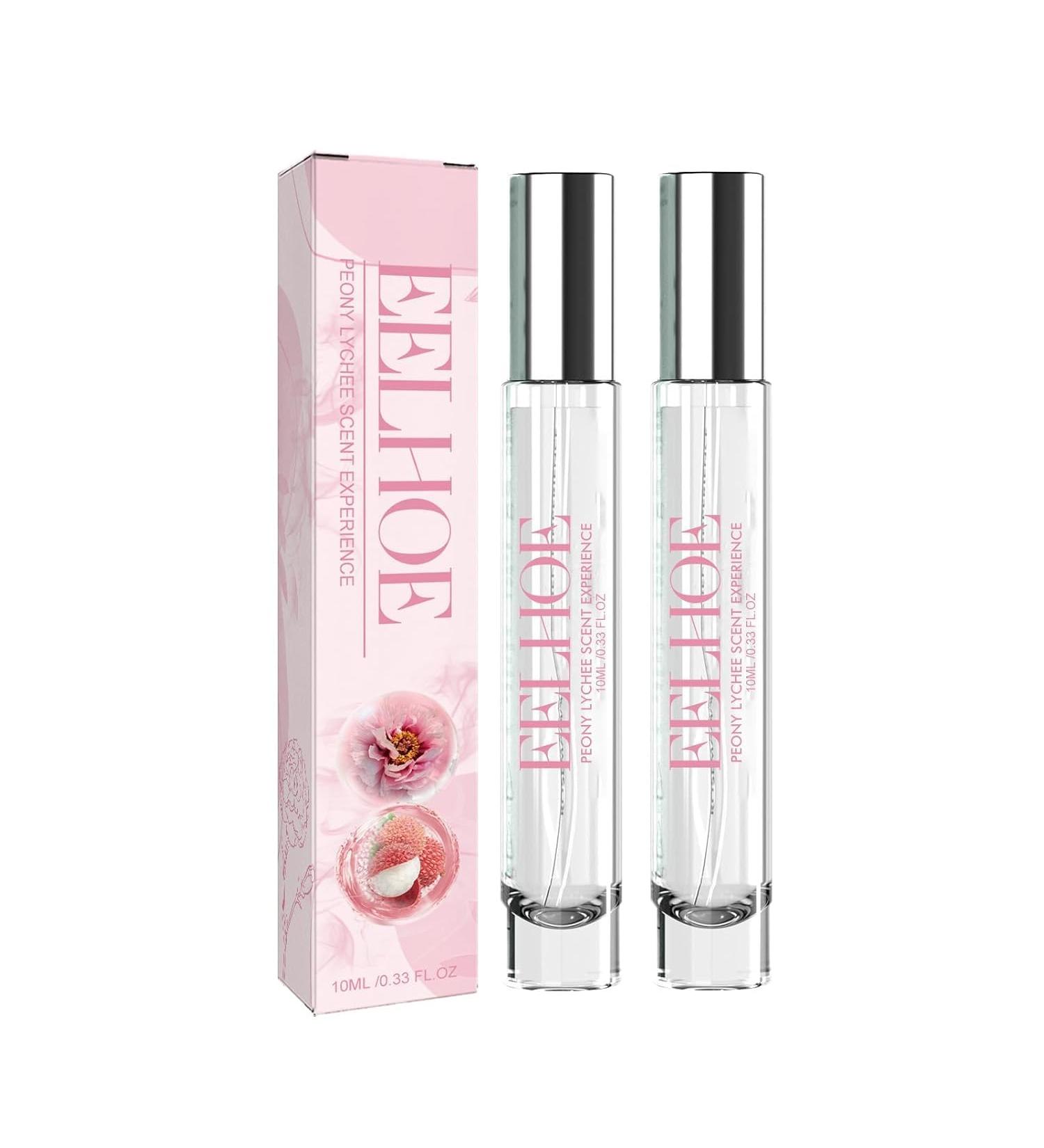 Women's Perfume Spray Portable Long Lasting Peony Lychee Experience Fragrance Natural Fresh Charming Cologne (2PACK) - Buy Online on SooperMarket.com