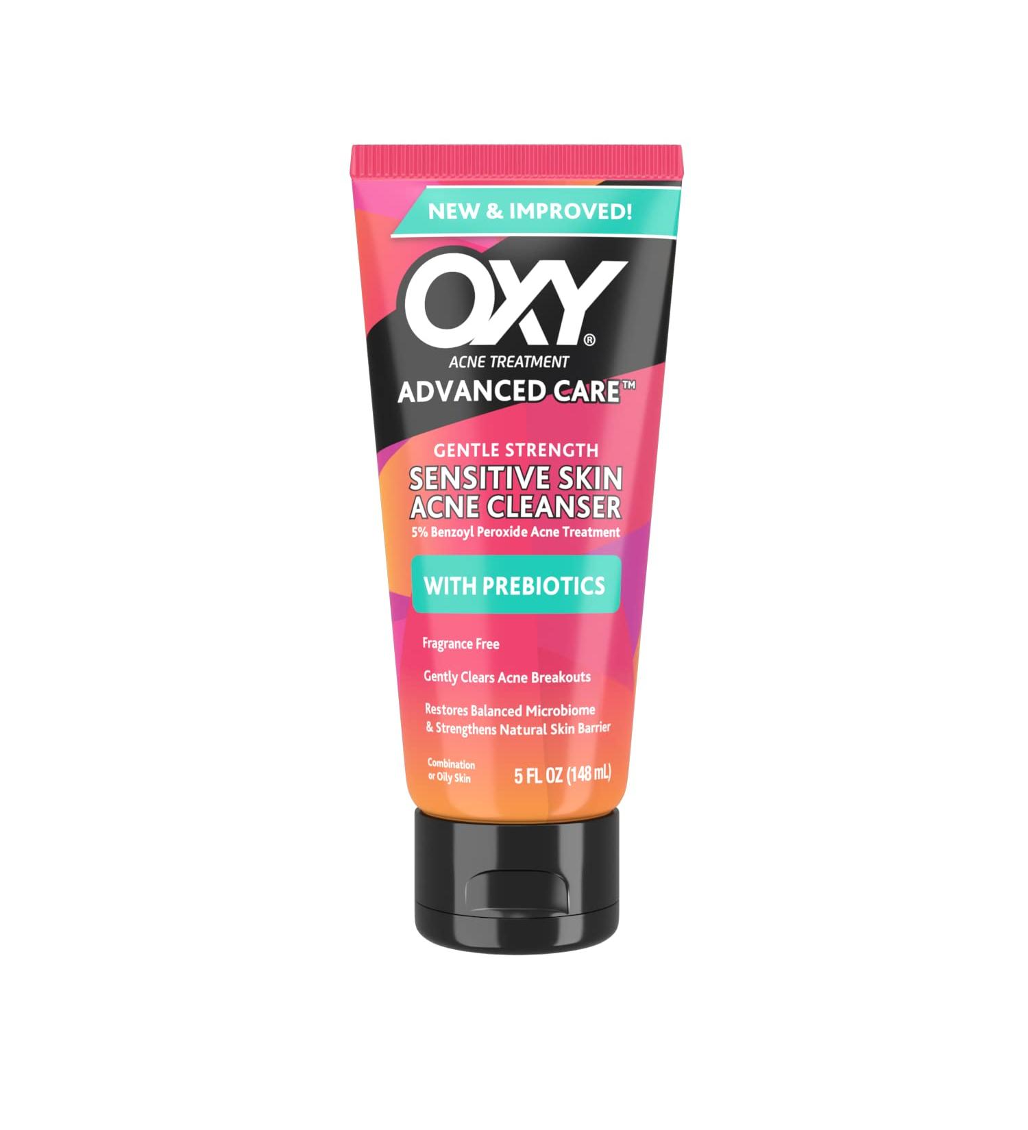 OXY Maximum Action Sensitive Advanced Face Wash - 5 oz Bottle - Buy Online on SooperMarket.com