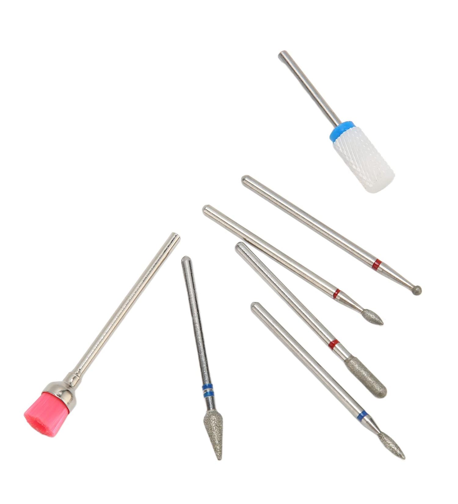 Nail Drill Bits Gel Removal Electric Cuticle Remover Bit Left Right Handed Tungsten Ceramic for Acrylic Nails - Buy Online on SooperMarket.com