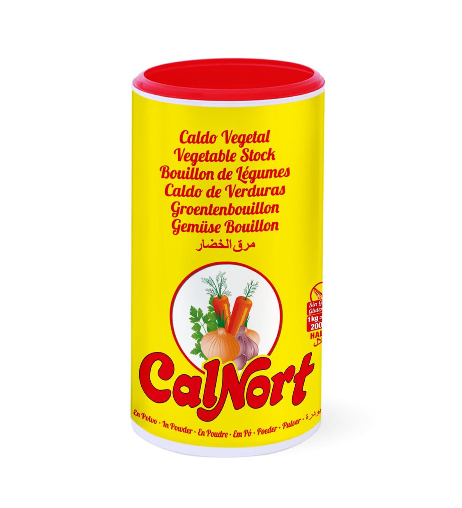 Calnort Vegetable Stock in Powder - 1kg | Bouillon de L gumes | Gluten Free | Halal - Buy Online on SooperMarket.com