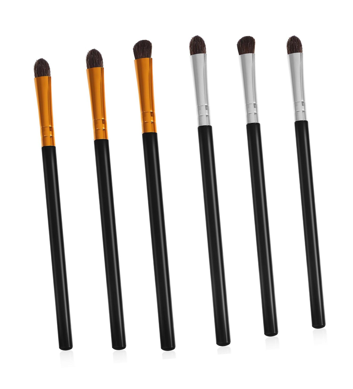 BELLIFFY 6pcs Eyeshadow Brush for under Eye Foundation Brush for Liquid Makeup Eye Shadow Brush Plastic - Buy Online on SooperMarket.com