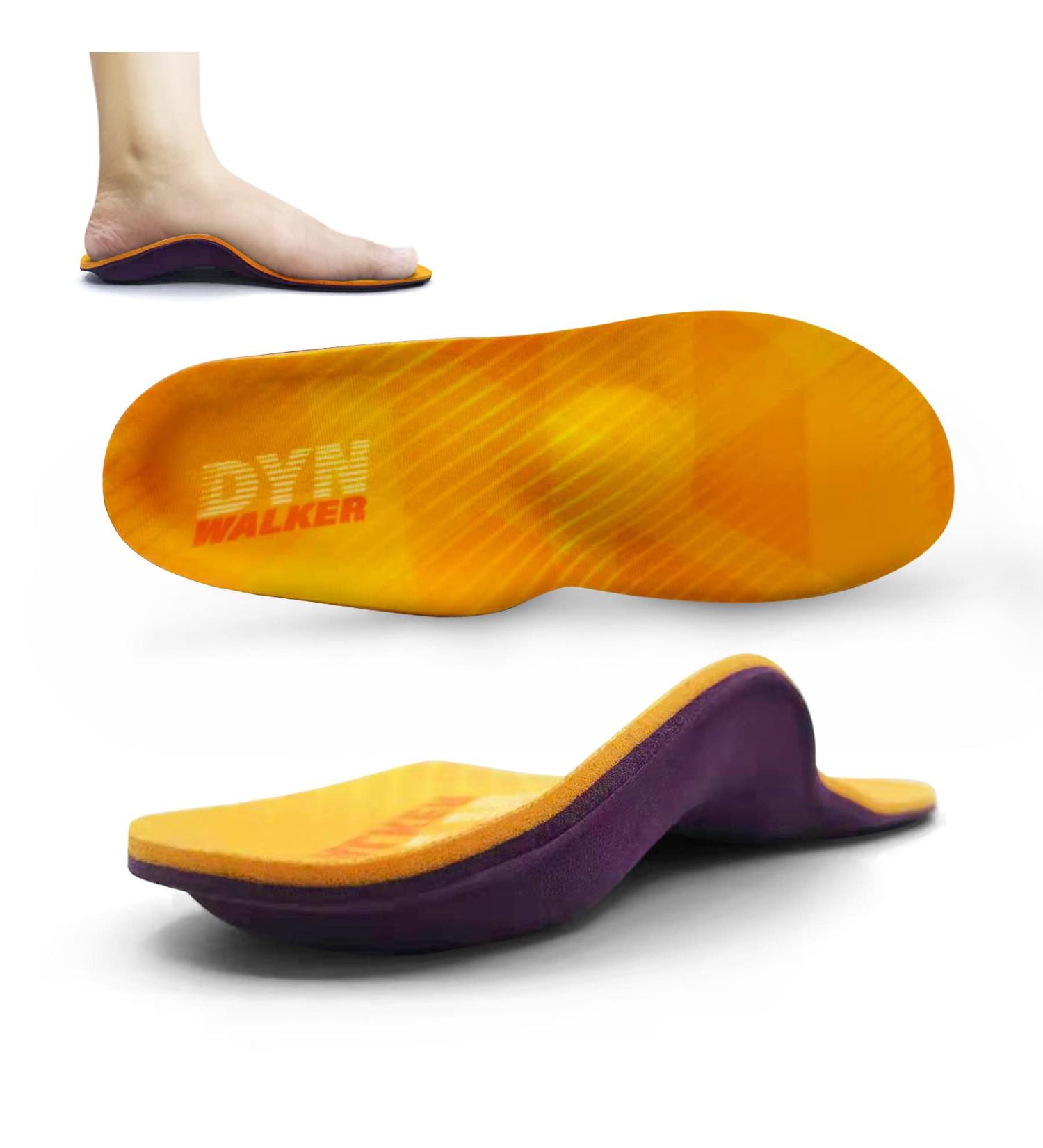 DynWalker Orthotic Insoles for Men - Arch Support Inserts for Metatarsalgia, Achilles Tendonitis, Overpronation - Size L (Men 8.5-9) - Buy Online on SooperMarket.com