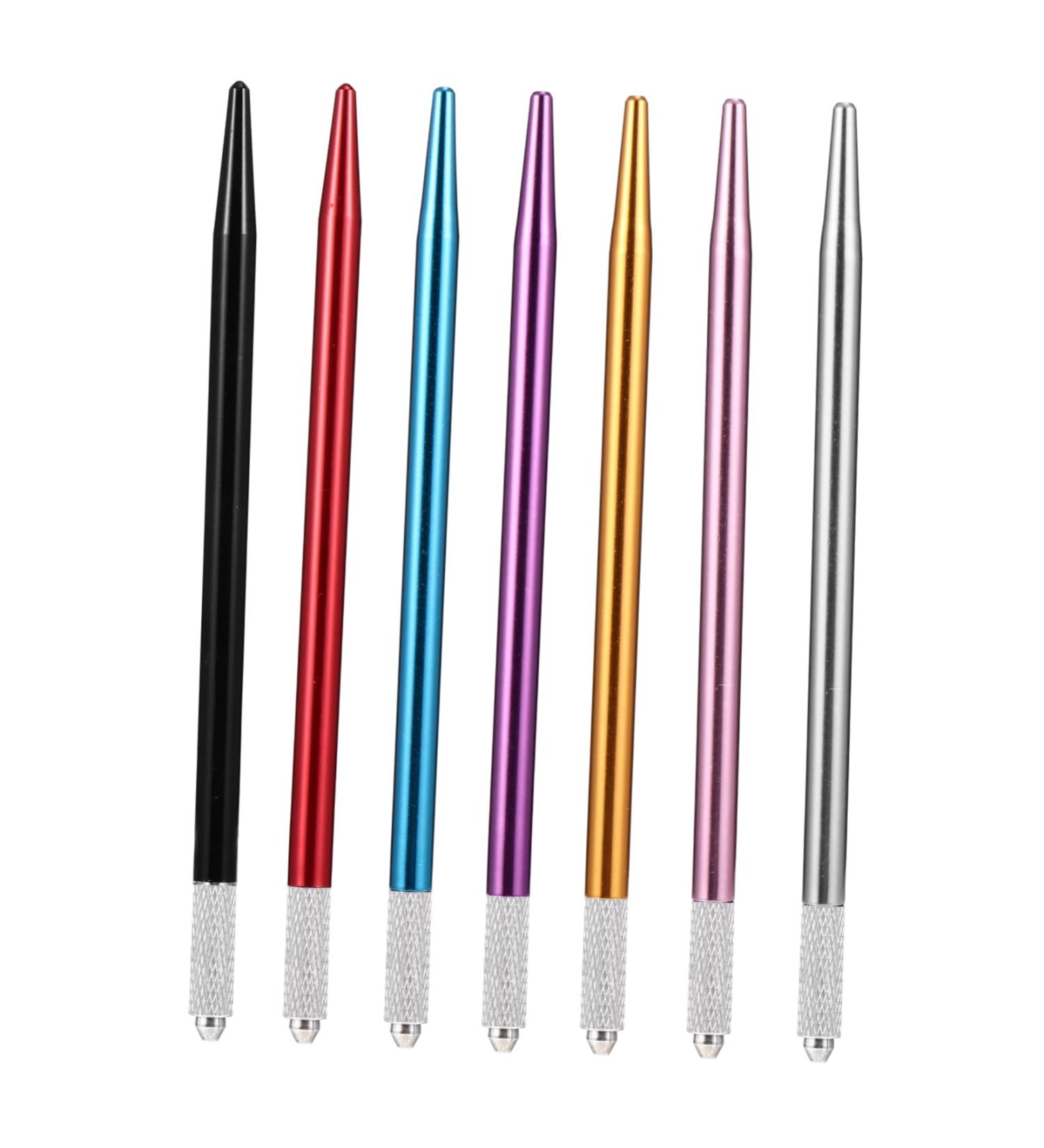 Angoily 7pcs Metal Embroidery Pen Brow Pencil Embroidered Manual Pen Embroidered Pen Cosmetics Korean - Buy Online on SooperMarket.com