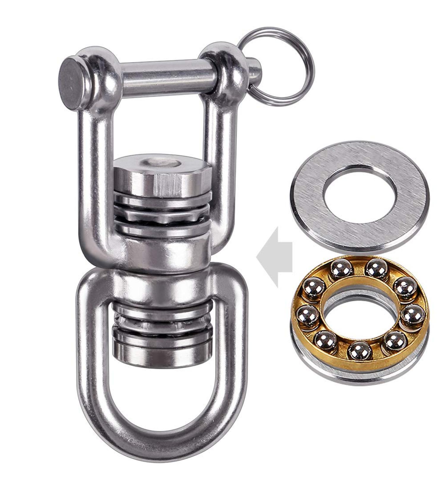 BeneLabel Swing Swivel - 360 Rotation, 770LB Capacity - Safe Rotational Device for Web Tree Swing, Aerial Dance, Children's Swing & Yoga Sets - Buy Online on SooperMarket.com