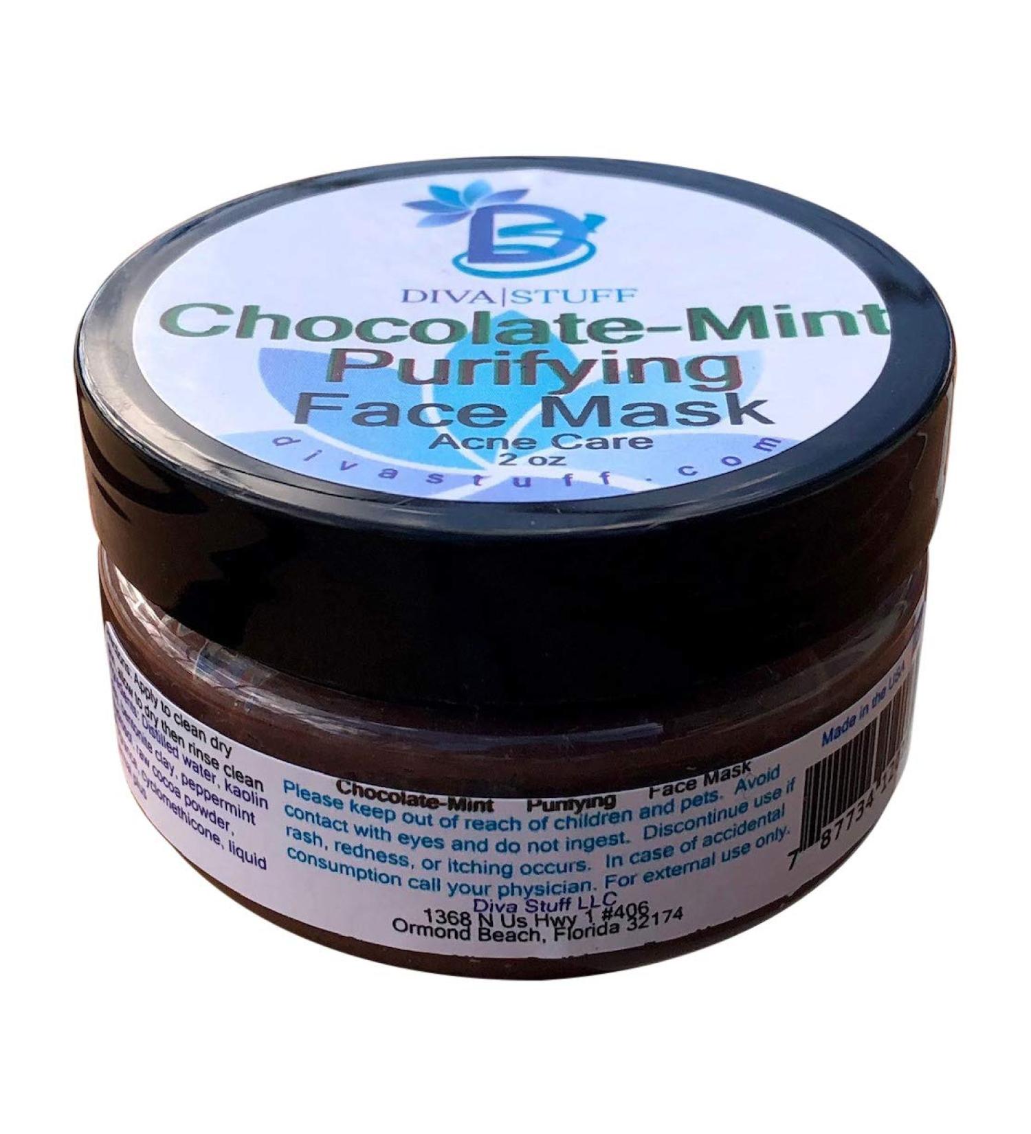 Diva Stuff Chocolate-Mint Purifying Face Mask - Secrets of the Mayans | International Shipping Available - Buy Online on SooperMarket.com