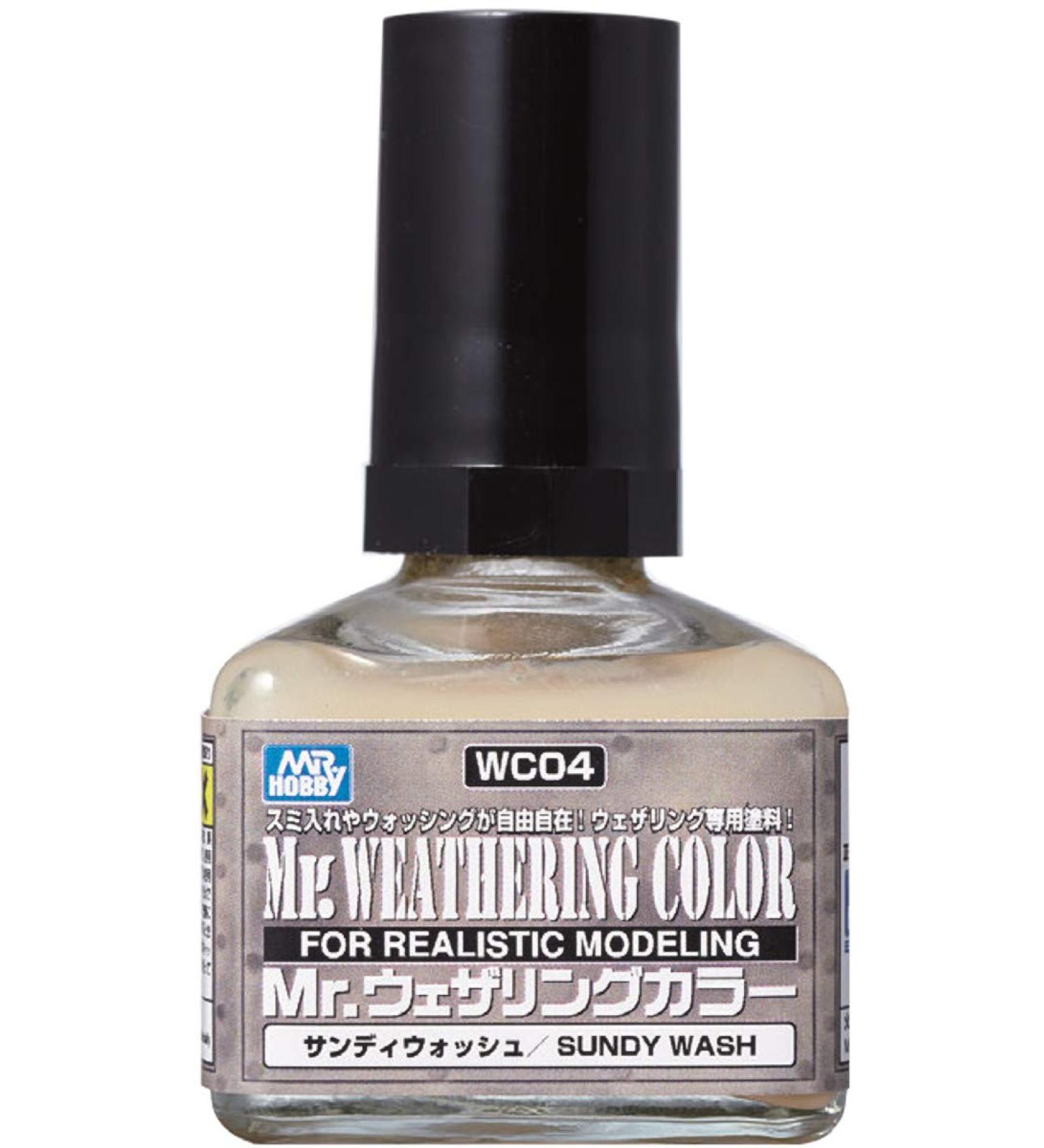 Mr. Hobby WC04 Sandy Wash GSI Mr. Weathering Color Paint