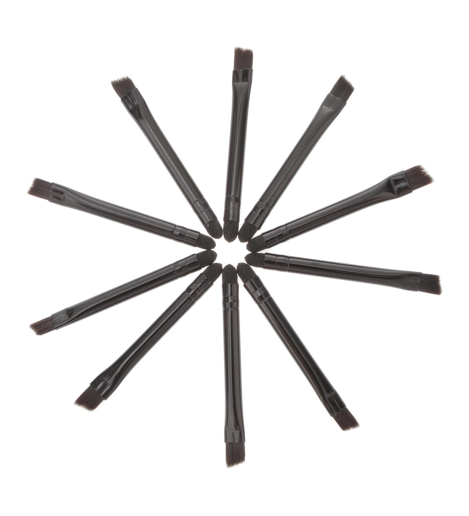 Mikinona Double Ended Makeup Brush 10 Pcs Eye Shadow Brush Sponge Makeup Applicator Foundation Sponge Makeup Brush Makeup Tools - Buy Online on SooperMarket.com