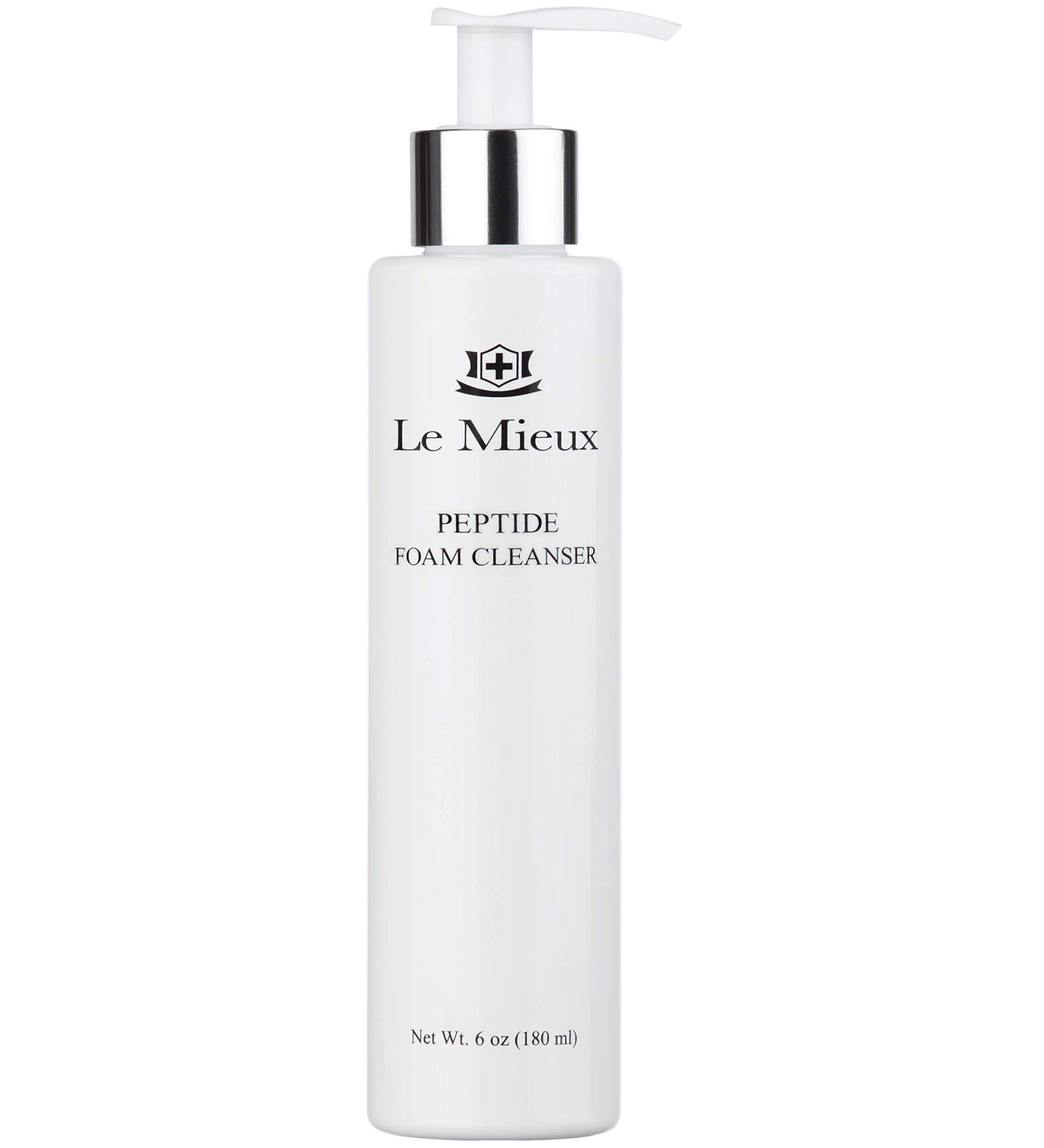 Le Mieux Peptide Foam Cleanser with Marine Collagen & 3 Peptides - Age Defying Foaming Face Wash for Glowing Skin - 6 oz / 180 ml - Buy Online on SooperMarket.com