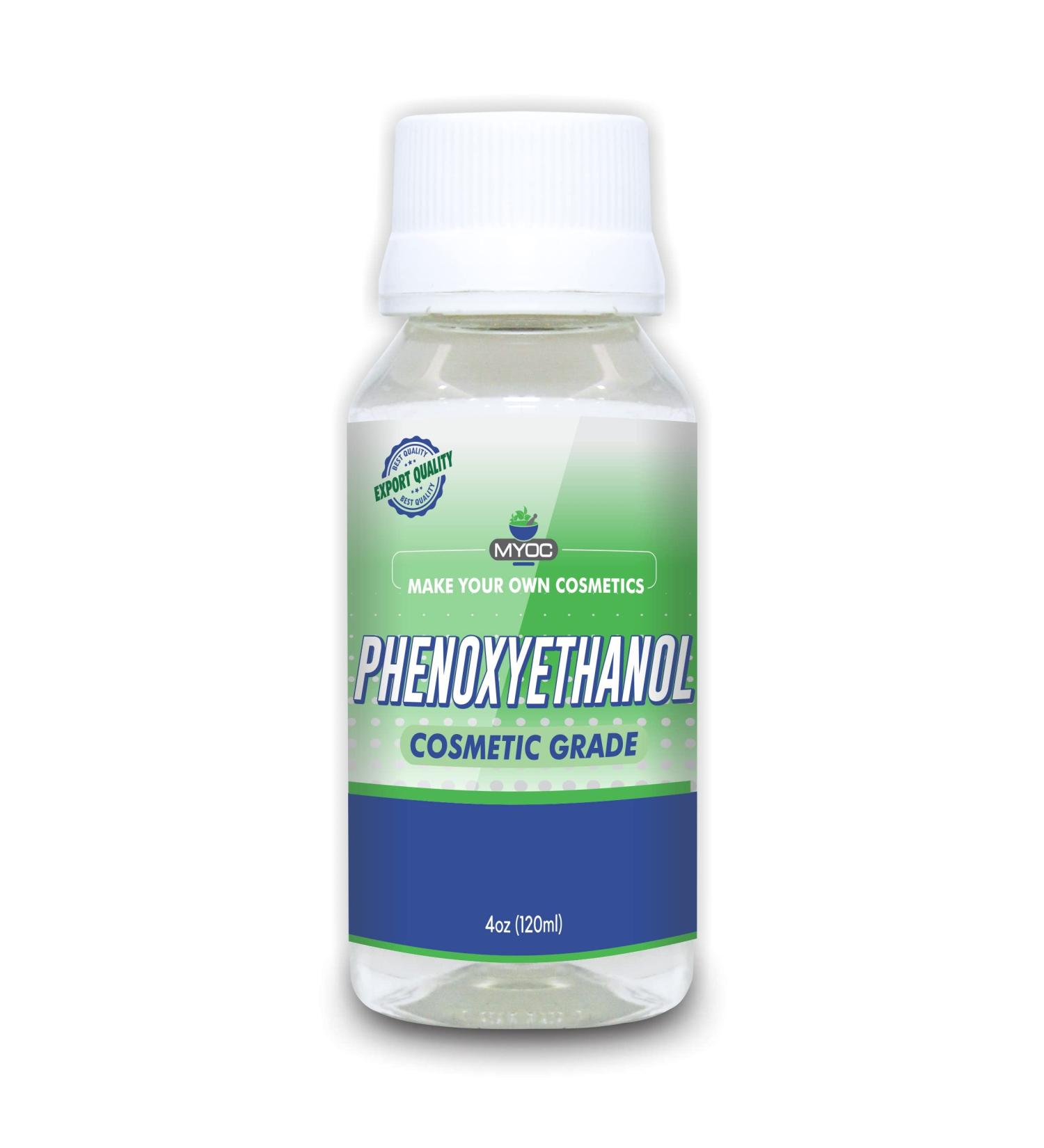 MYOC Phenoxyethanol Liquid 120ml - Skin Moisturizer/Sunscreen/Acne & Hair Care Preservative - 4 Ounce Pack - Top Quality - Buy Online on SooperMarket.com