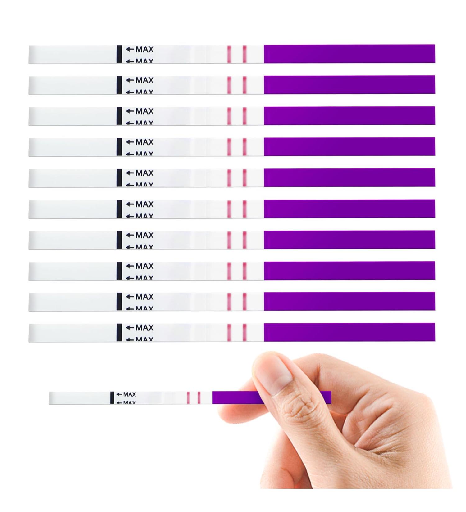 Wondfo FSH Test Strips Menopause Tests Perimenopause Tests for Women 10 Strips Hormone Level Check