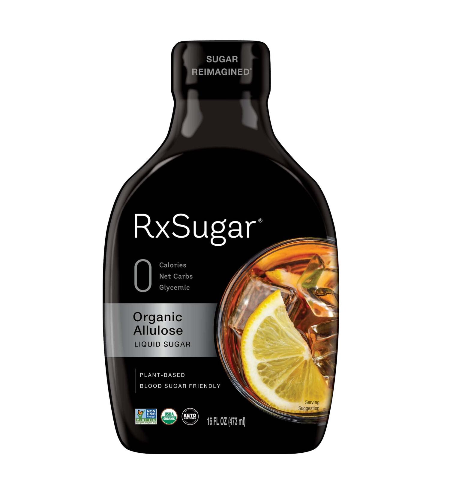 Buy RxSugar Organic Liquid Sugar 16 oz - All-Natural Sweetener - Buy Online on SooperMarket.com