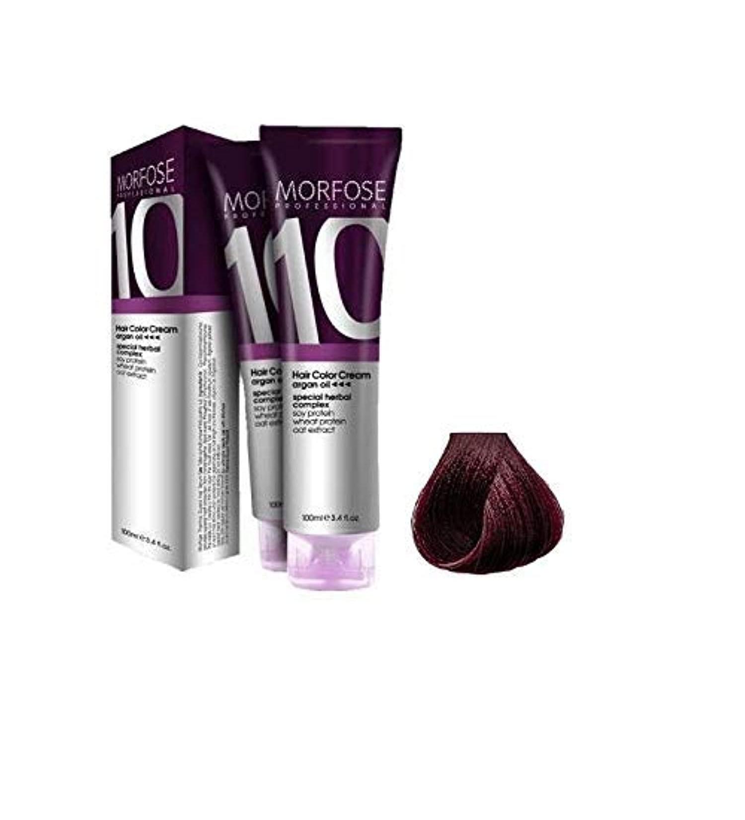 Morfose 10 Professional Hair Colour Cream 100 ml No. 7S Intense Auburn - Buy Online on SooperMarket.com