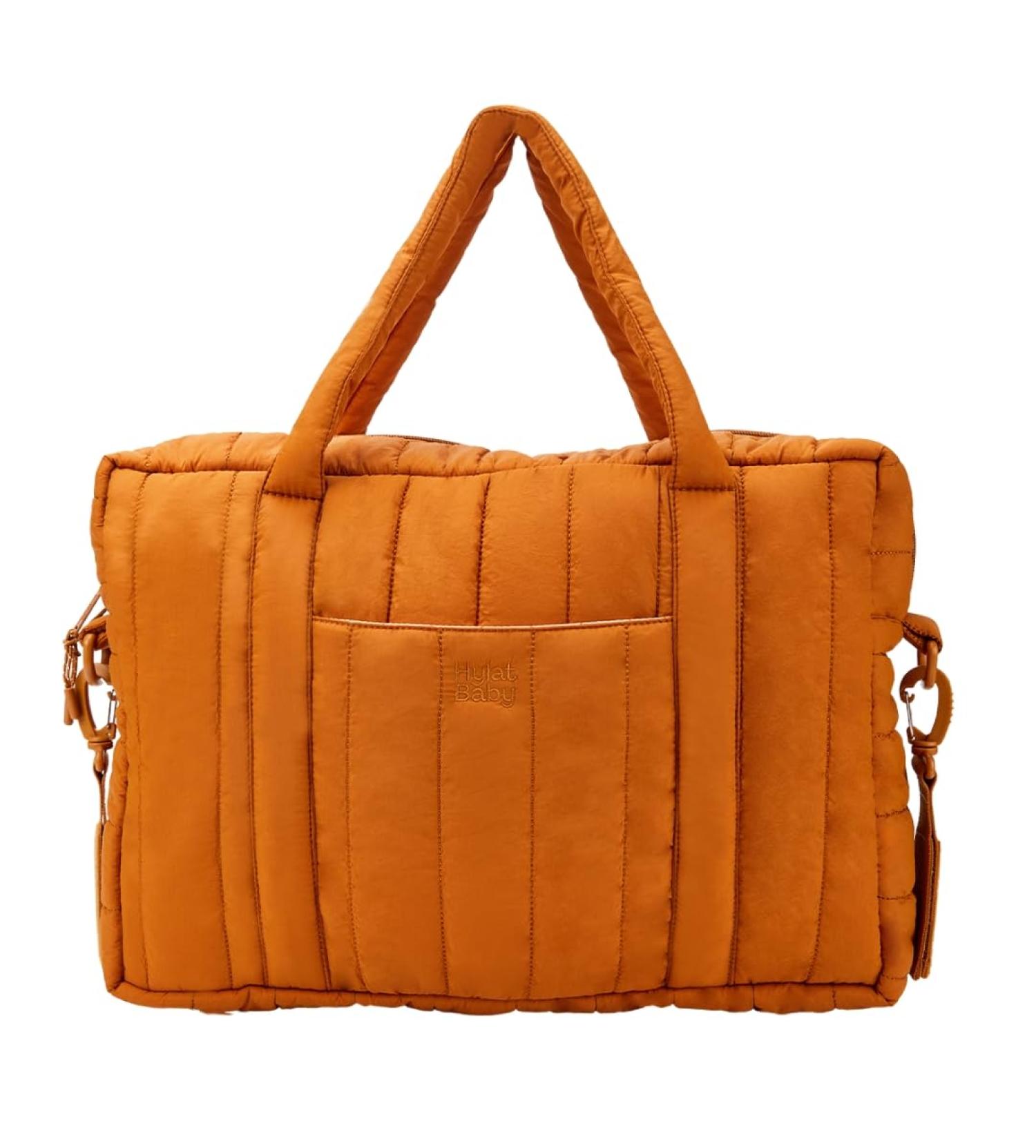 Hylat Baby Changing Bag - Quilted Diaper Bag for Parents - Stylish Brown Bag for Baby & Kids Essentials - International Shipping Available - Buy Online on SooperMarket.com