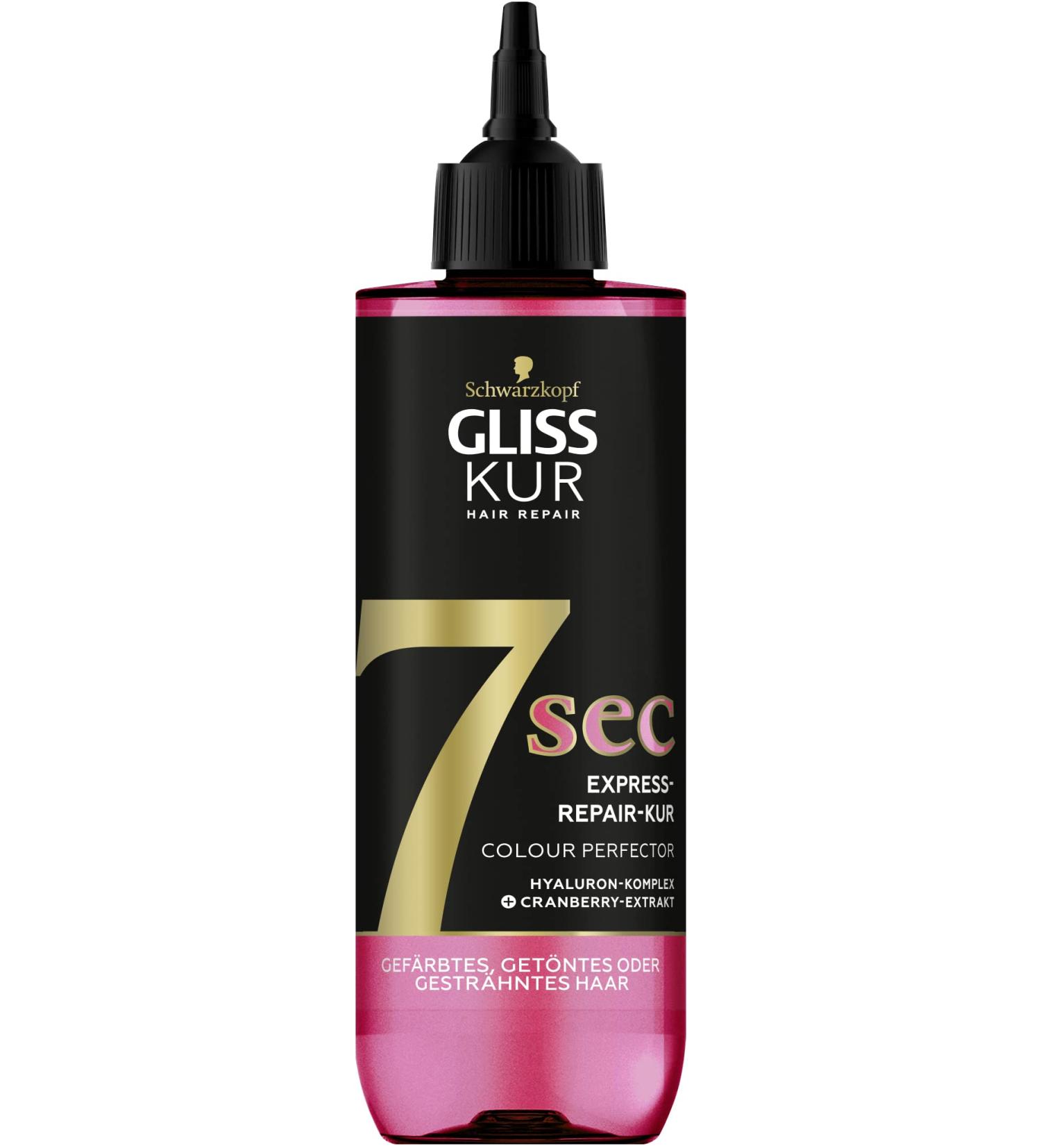 Gliss Kur 7 Sec Express Repair Kur | Instant Hair Treatment for Stronger Healthier Hair - 200 ml - Buy Online on SooperMarket.com