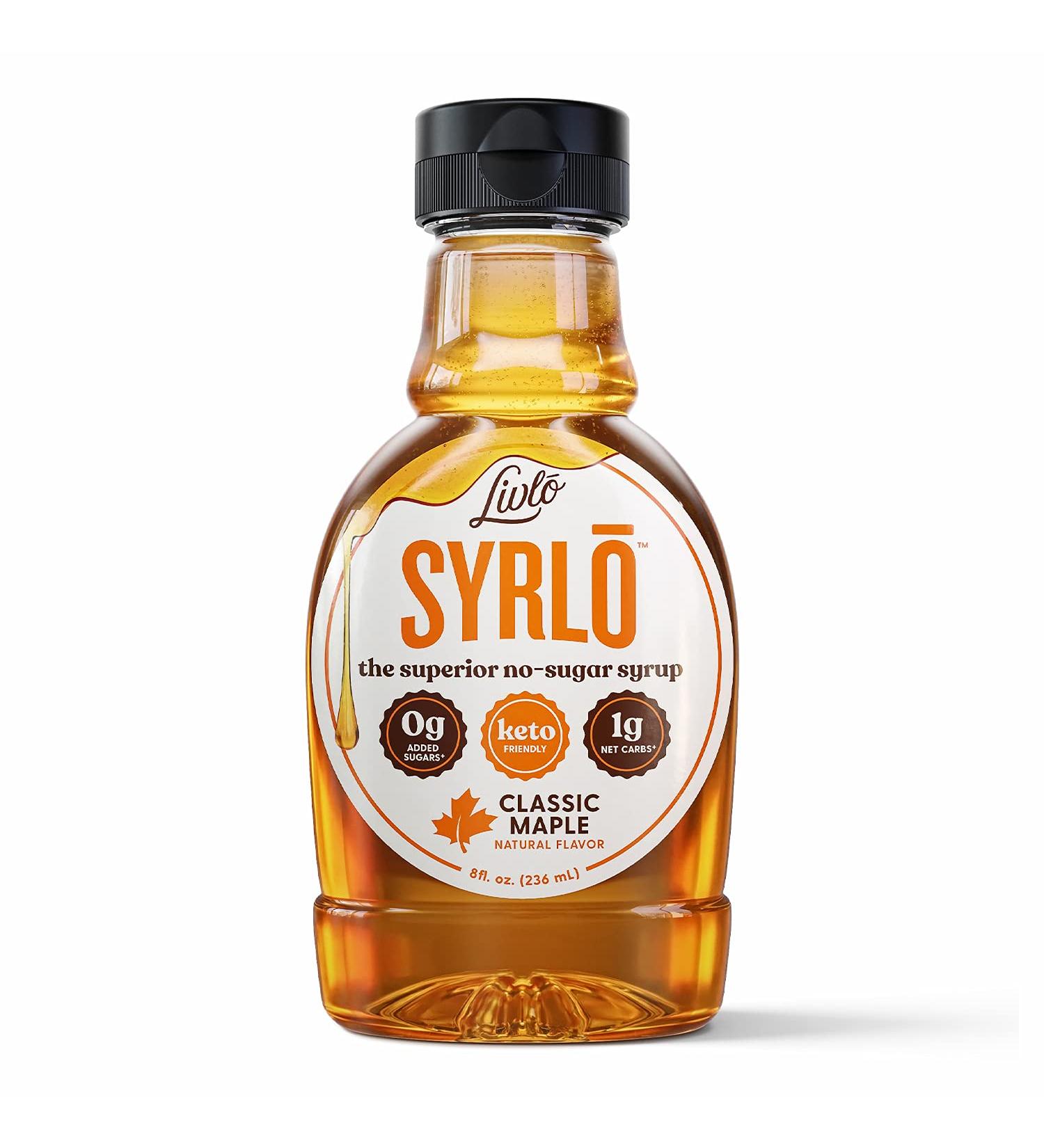 Buy Livlo Syrlo Classic Maple Syrup 8 fl oz - Pure Maple Flavor - Buy Online on SooperMarket.com