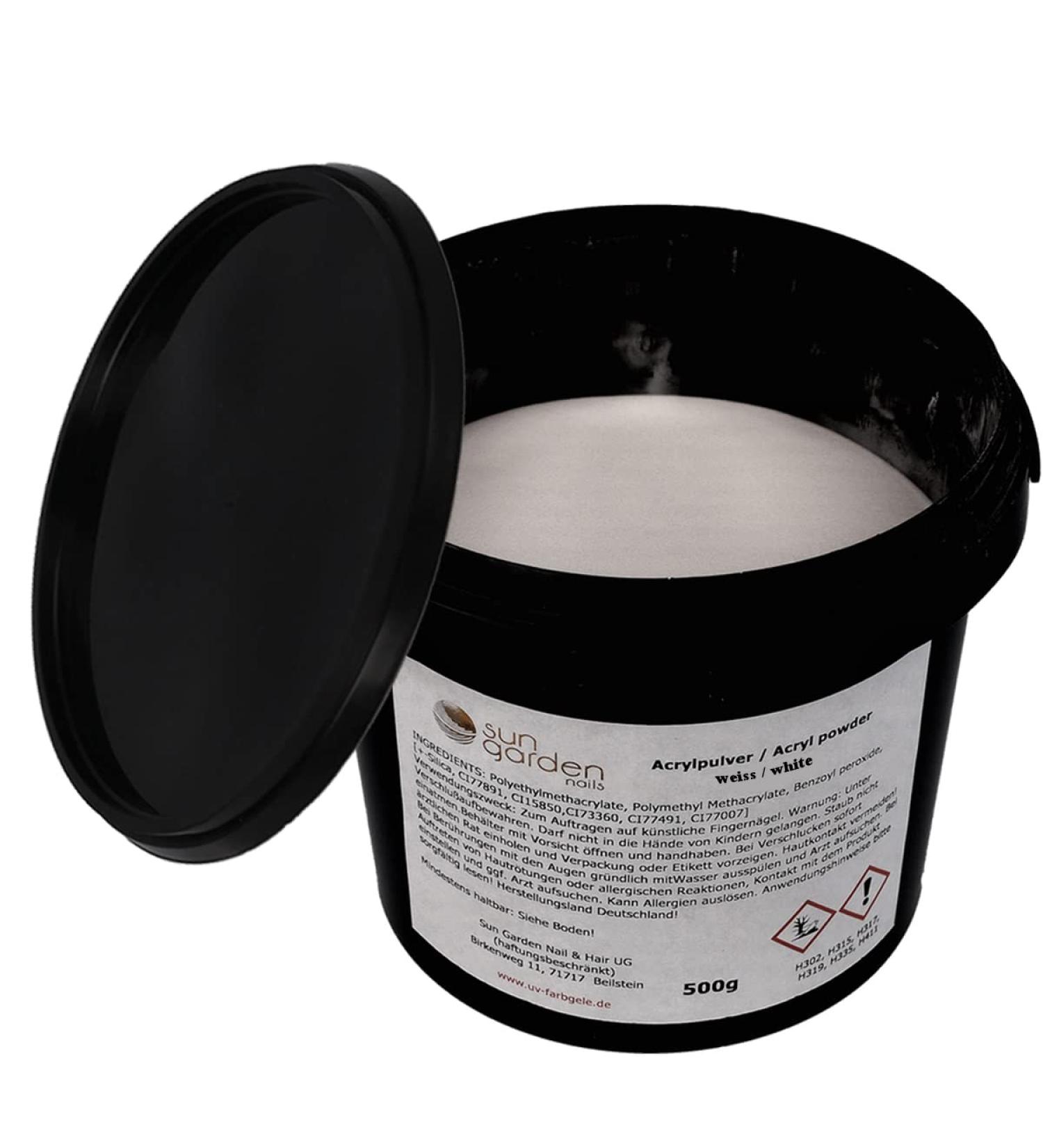 Acrylic Powder White 500g - Premium Nail Design for Acrylic Nails | Nail Modelling & Fingernails - Buy Online on SooperMarket.com