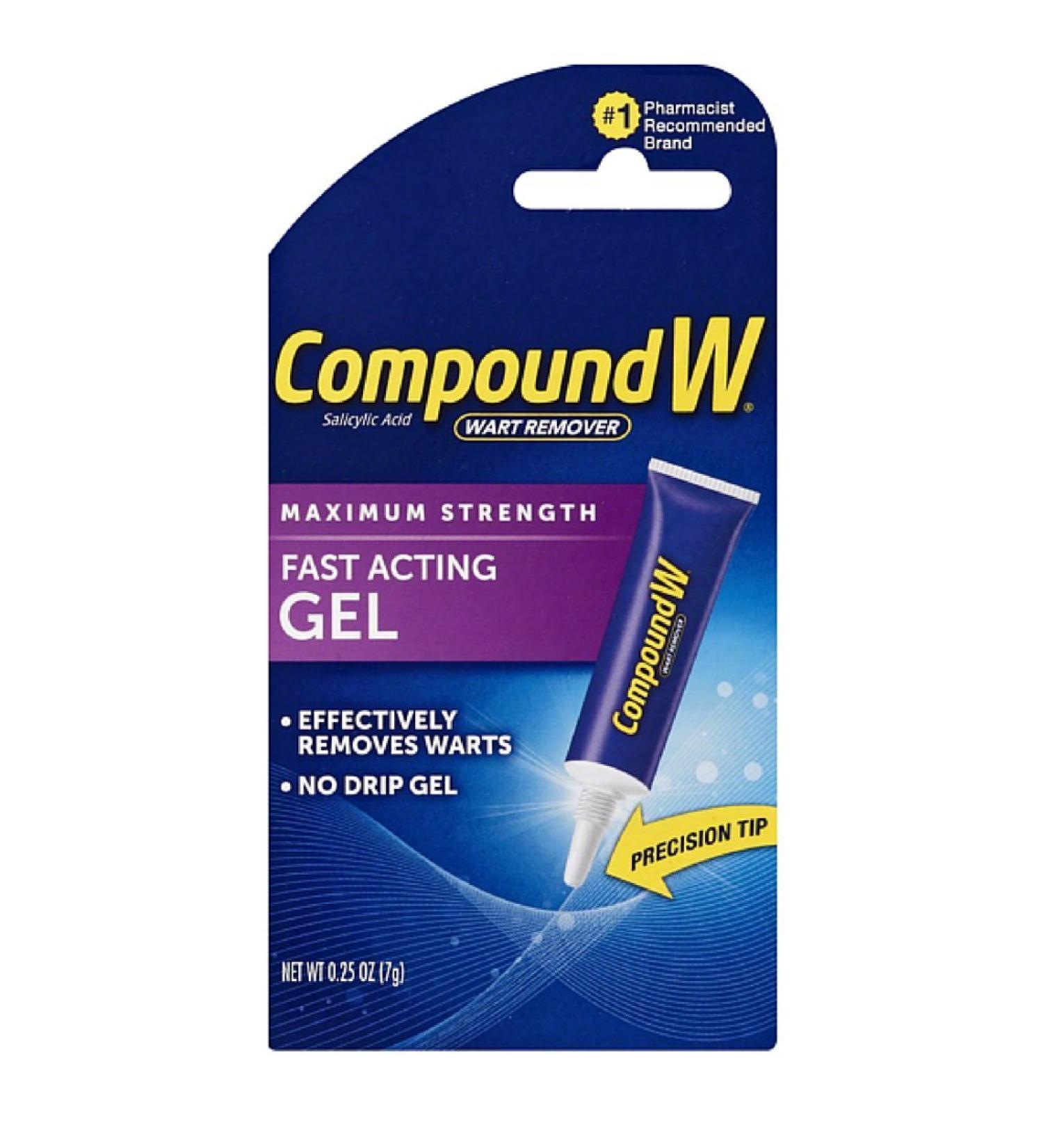 Compound W Compound W Wart Remover Fast-Acting Gel 0.25 oz (Pack of 3)