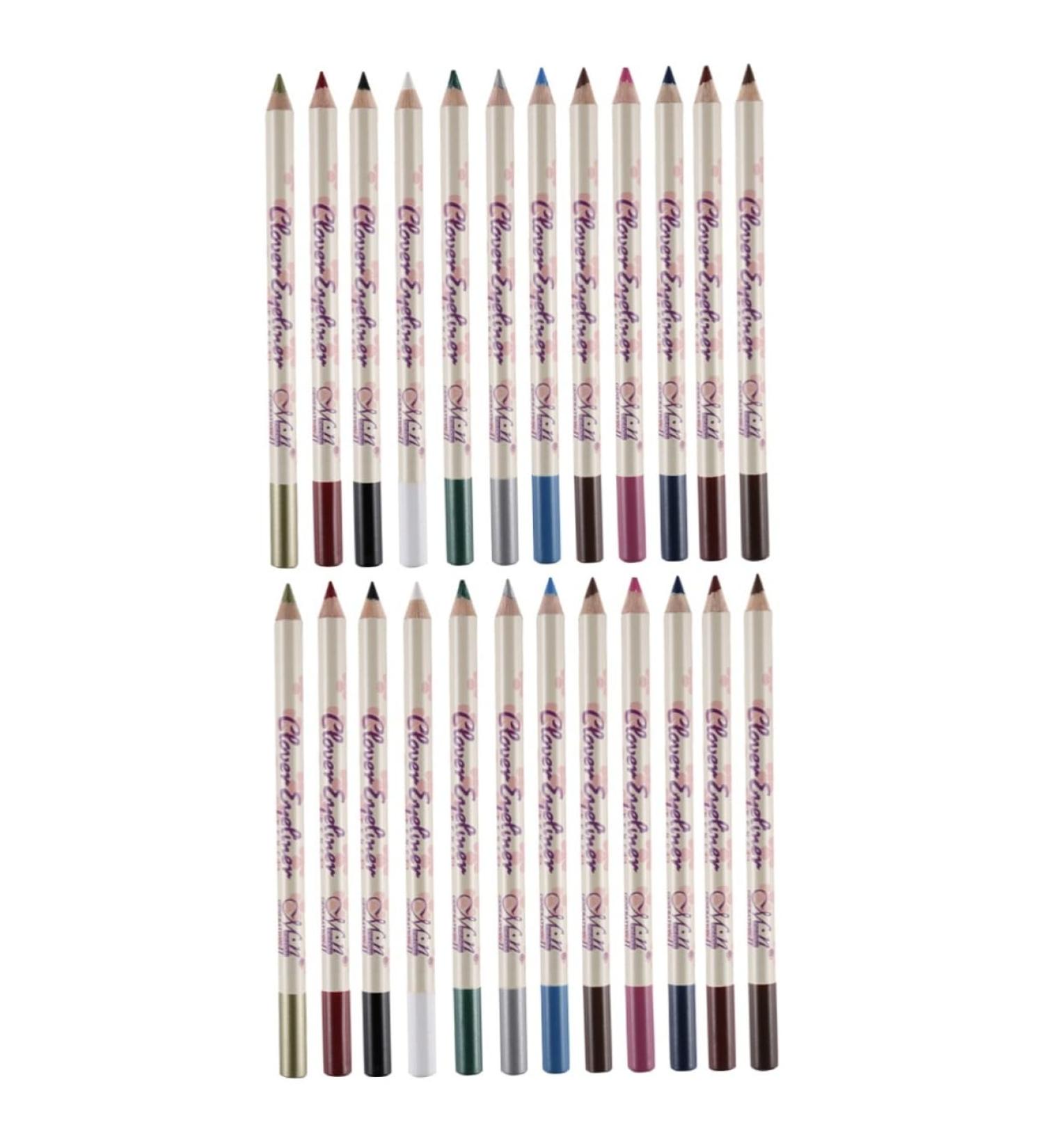 MUSISALY 24 Pcs Eyeliner Pen Pencil Eyeshadow Blue Eyeliner Colored Eyeliner Brown Eyeshadow Eyeliner Stick - Buy Online on SooperMarket.com