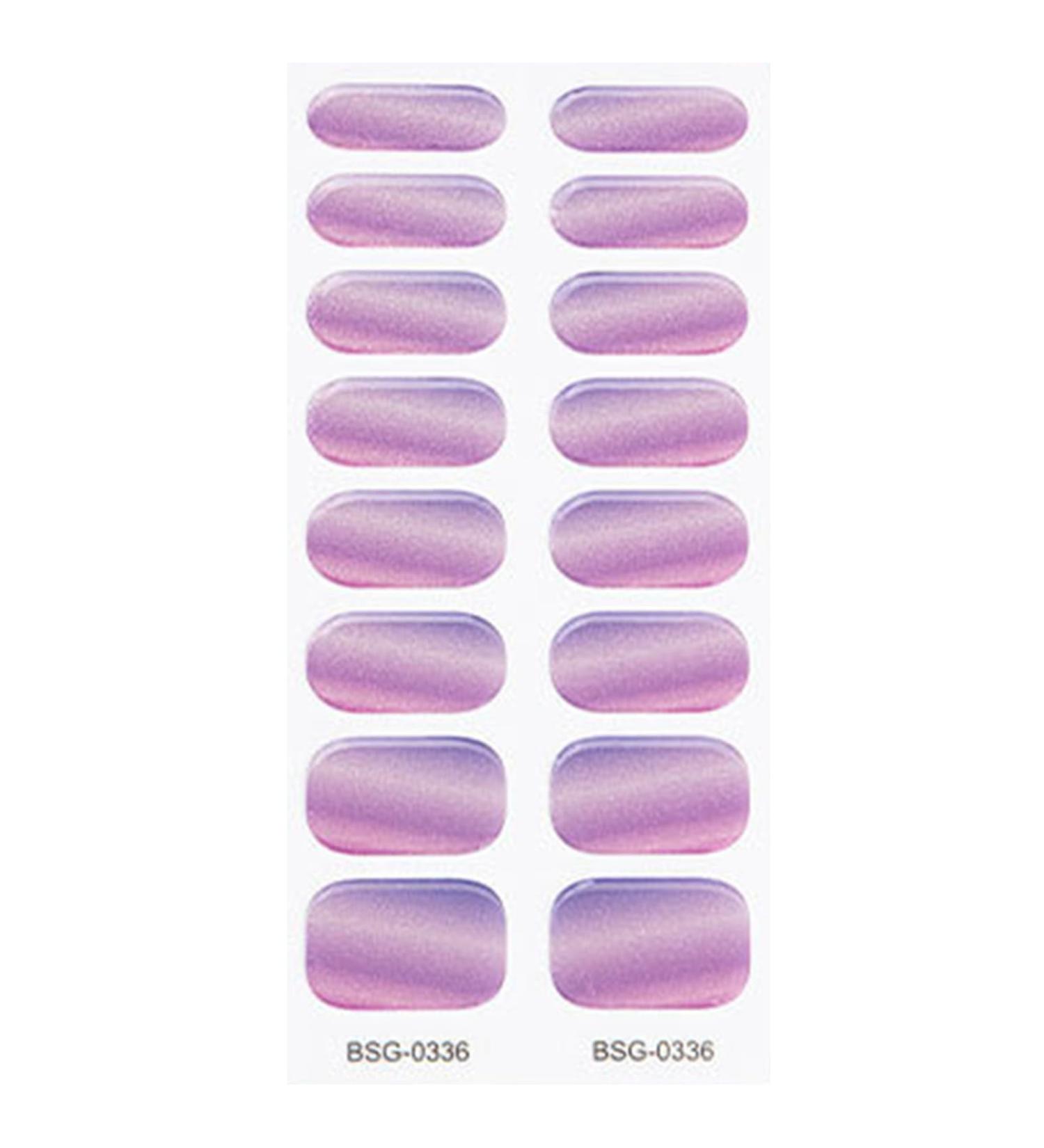 Semi Cured Gel Nail Polish Stickers Fashion Classical Nails Strips Waterproof Adhesive Full Wraps Gel Nail Art Stickers Semi Cured Gel Nail Strips Starter Kits BSG0336 - Buy Online on SooperMarket.com