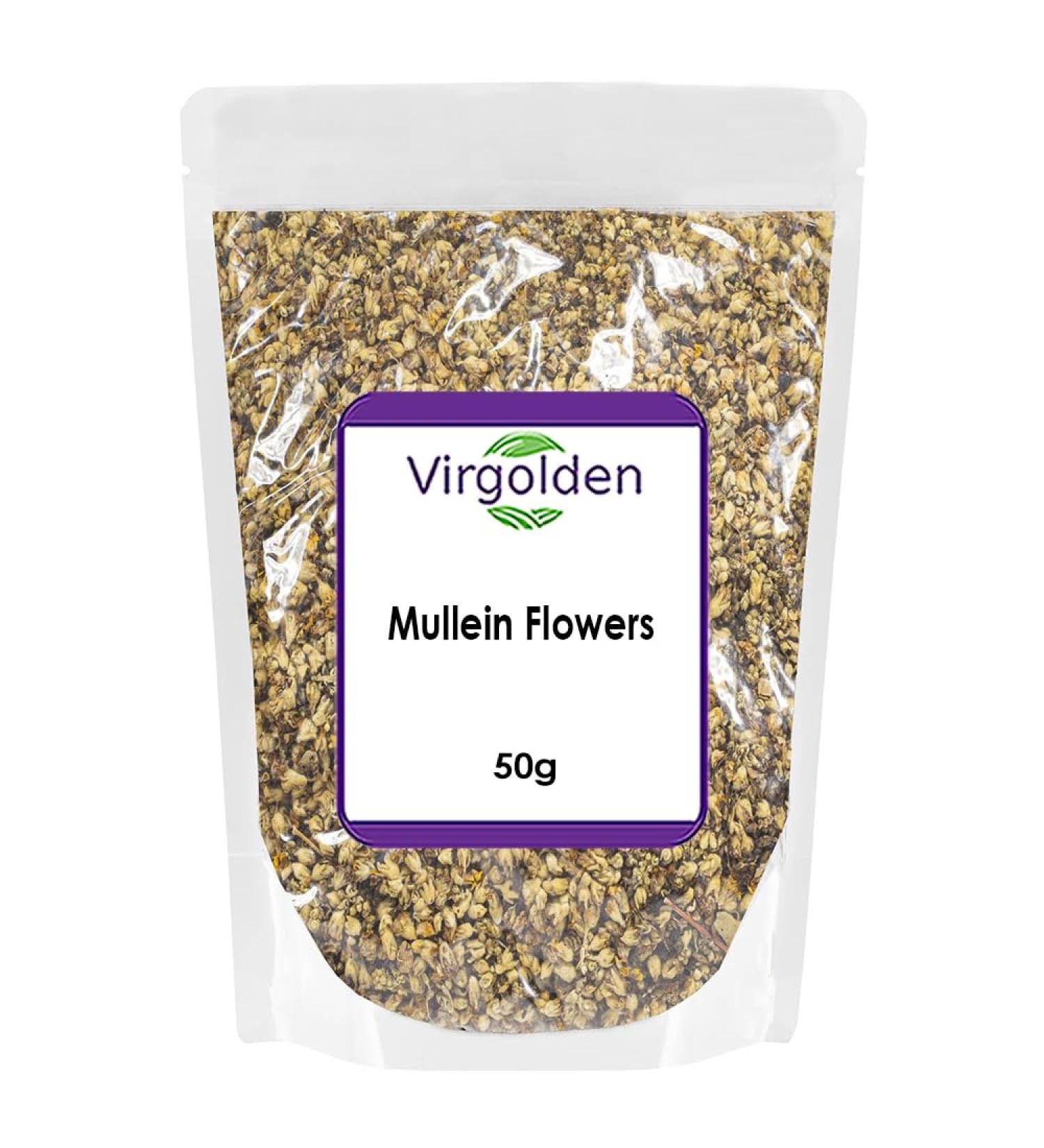 Mullein Flowers 50g by Virgolden - Premium Quality Detox Herbal Tea Verbascum