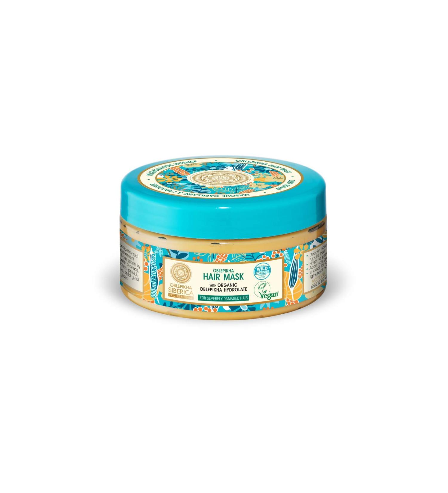 Siberica Restorative Sea Buckthorn Hair Mask - 10.14 oz | Repair Damaged Hair - Buy Online on SooperMarket.com
