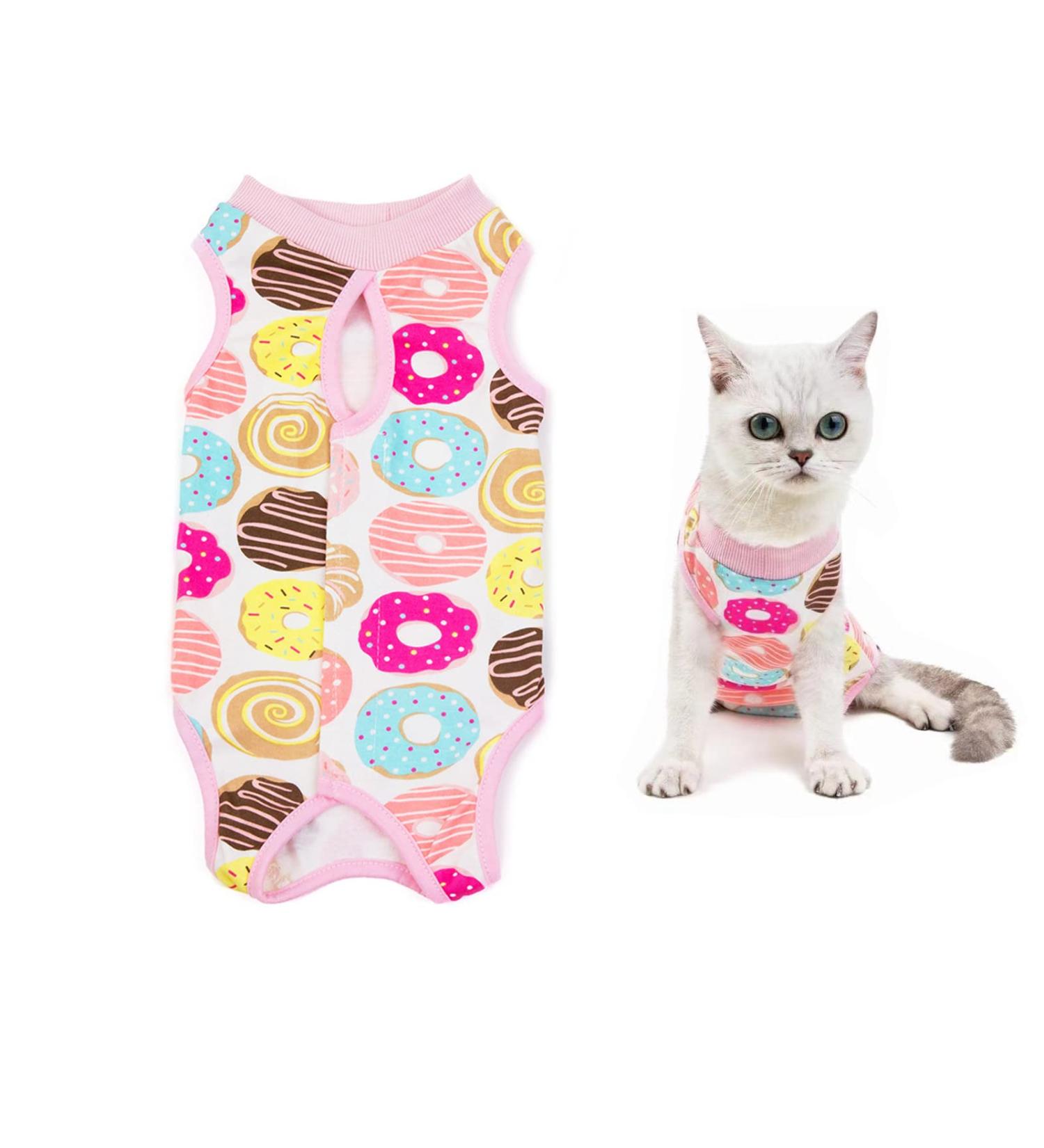 GZXYUAN Cat Professional Recovery Suit Surgical Recovery Shirt Cat Recovery Suit Pet Clothes for Cats and Dogs(M) - Buy Online on SooperMarket.com