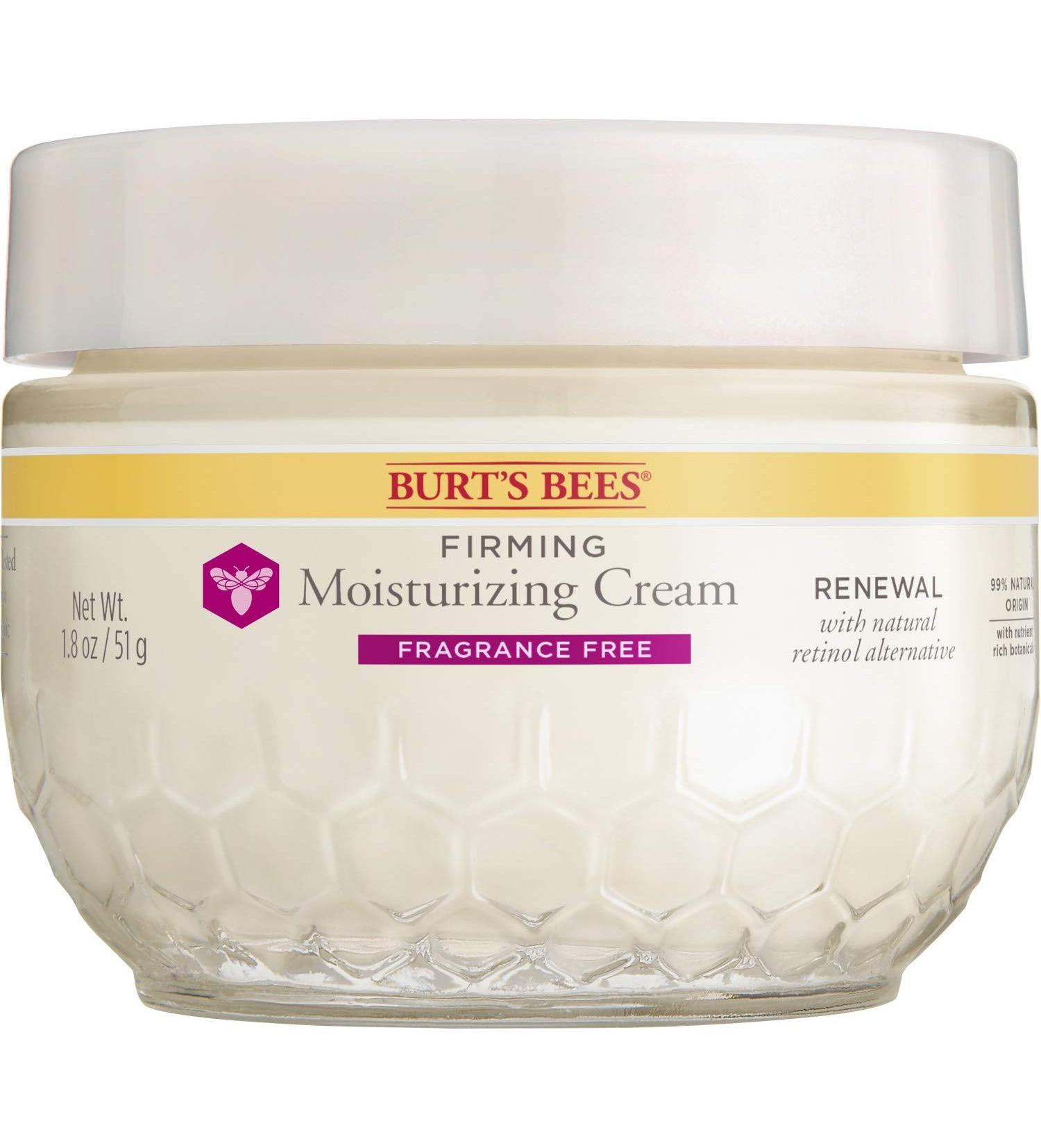 Burt's Bees Retinol Alternative Face Cream - Firming, Moisturizing & Fragrance-Free - 1.8 Oz All-Natural Skincare - Buy Online on SooperMarket.com