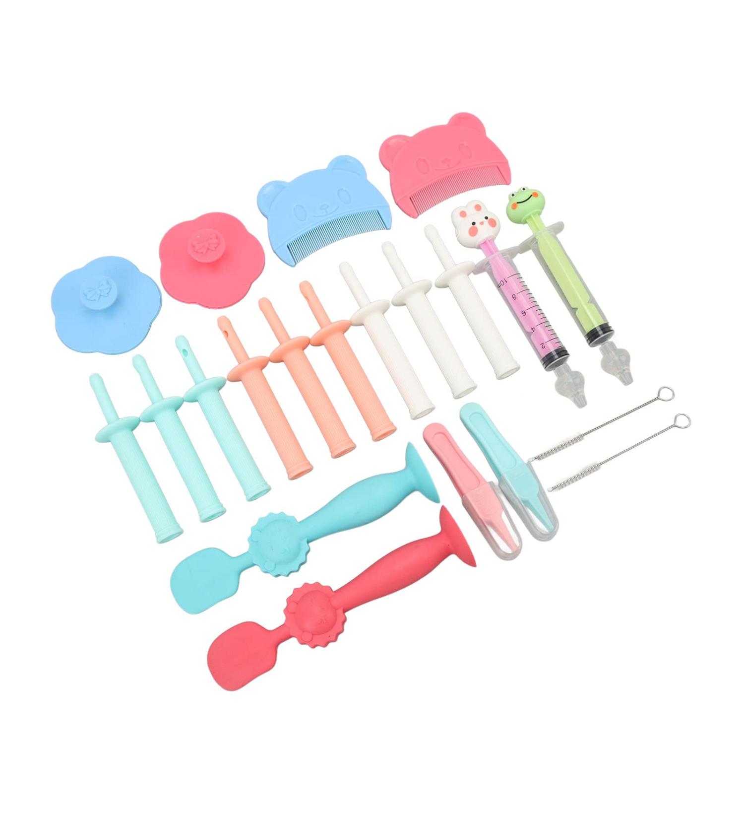 21Pcs Baby Grooming Kit with Fine Workmanship | Portable Silicone Comb | Ideal for Home Use - Buy Online on SooperMarket.com
