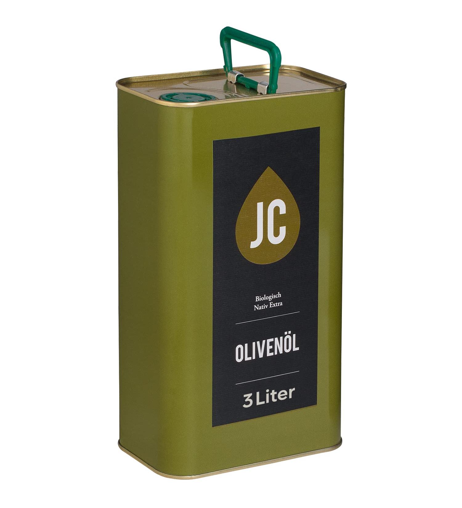 Buy JC Greek Extra Virgin Olive Oil - Organic Premium Quality Kalamata PDO (3L) - Available in 4 Sizes | International Shipping - Buy Online on SooperMarket.com