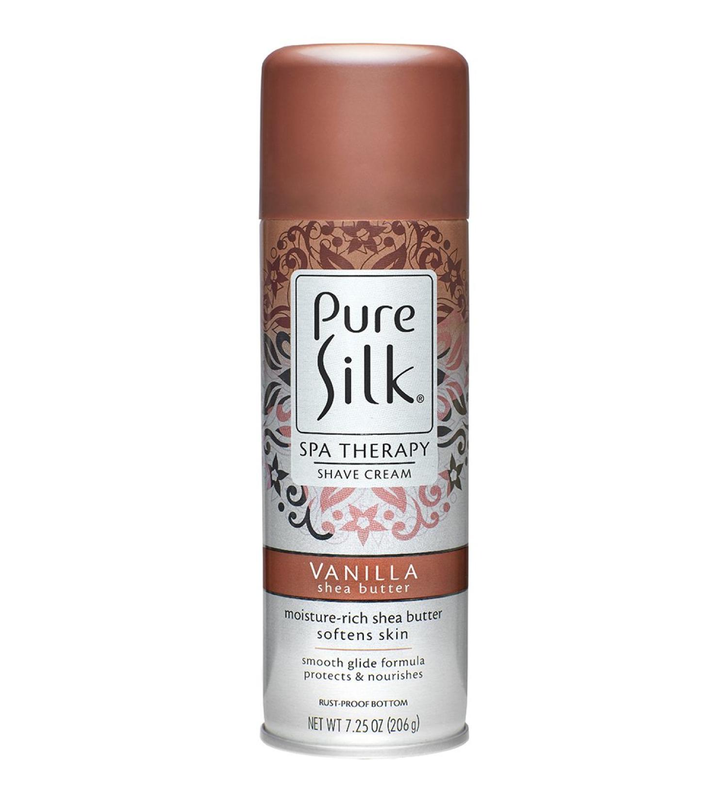 Pure Silk Vanilla Shea Butter Shave Cream for Women - 7.25 oz | Spa Therapy | International Shipping - Buy Online on SooperMarket.com